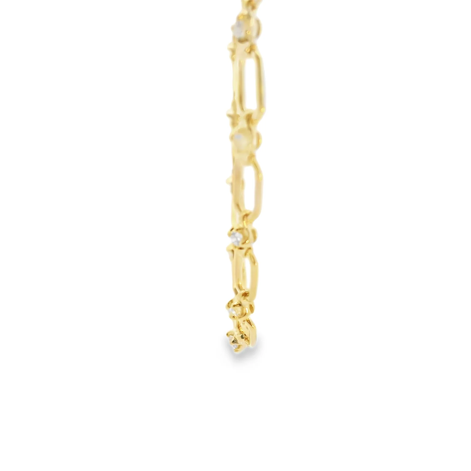 Diamond Open Link Necklace - Image 2