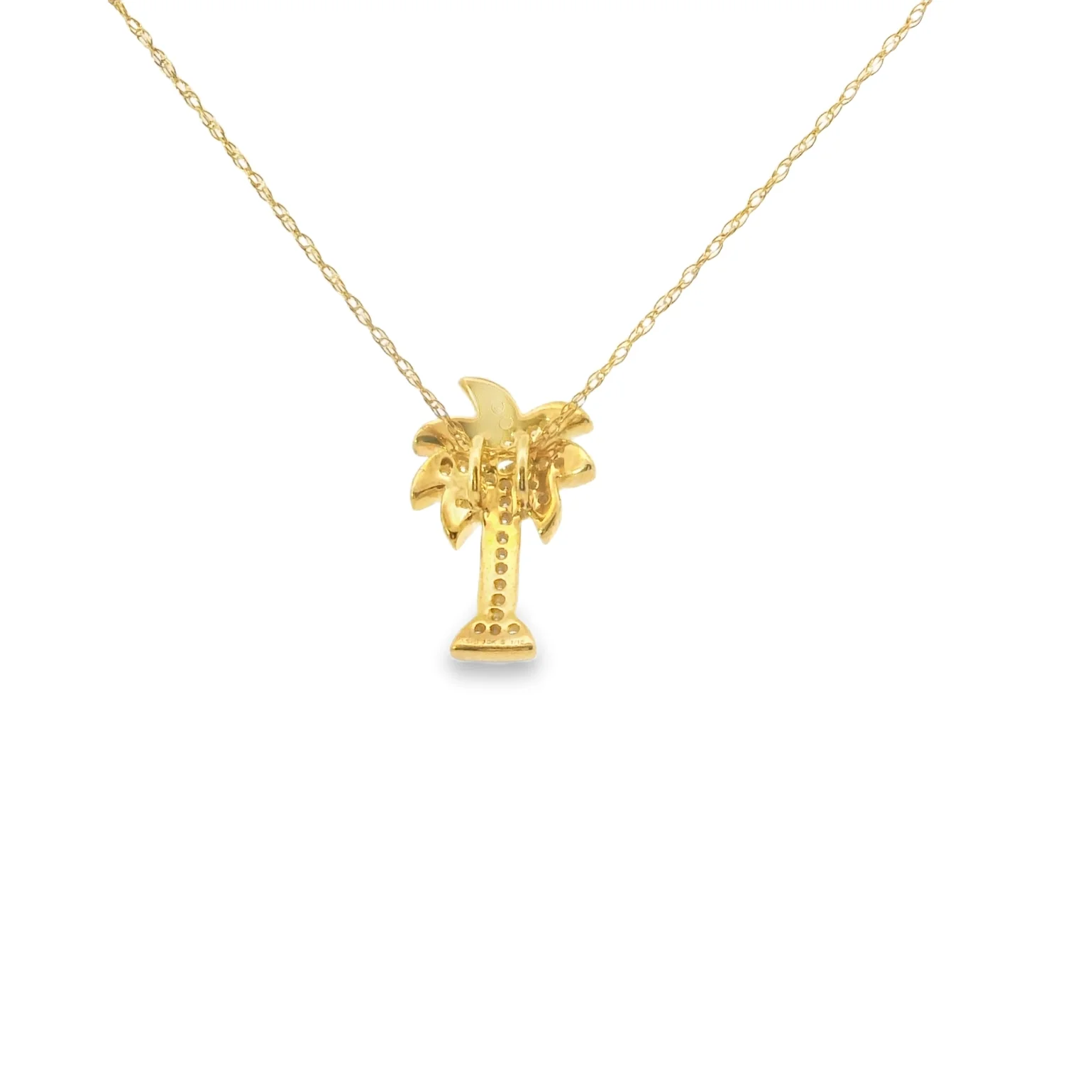 Diamond Palm Tree Pendant - Image 3