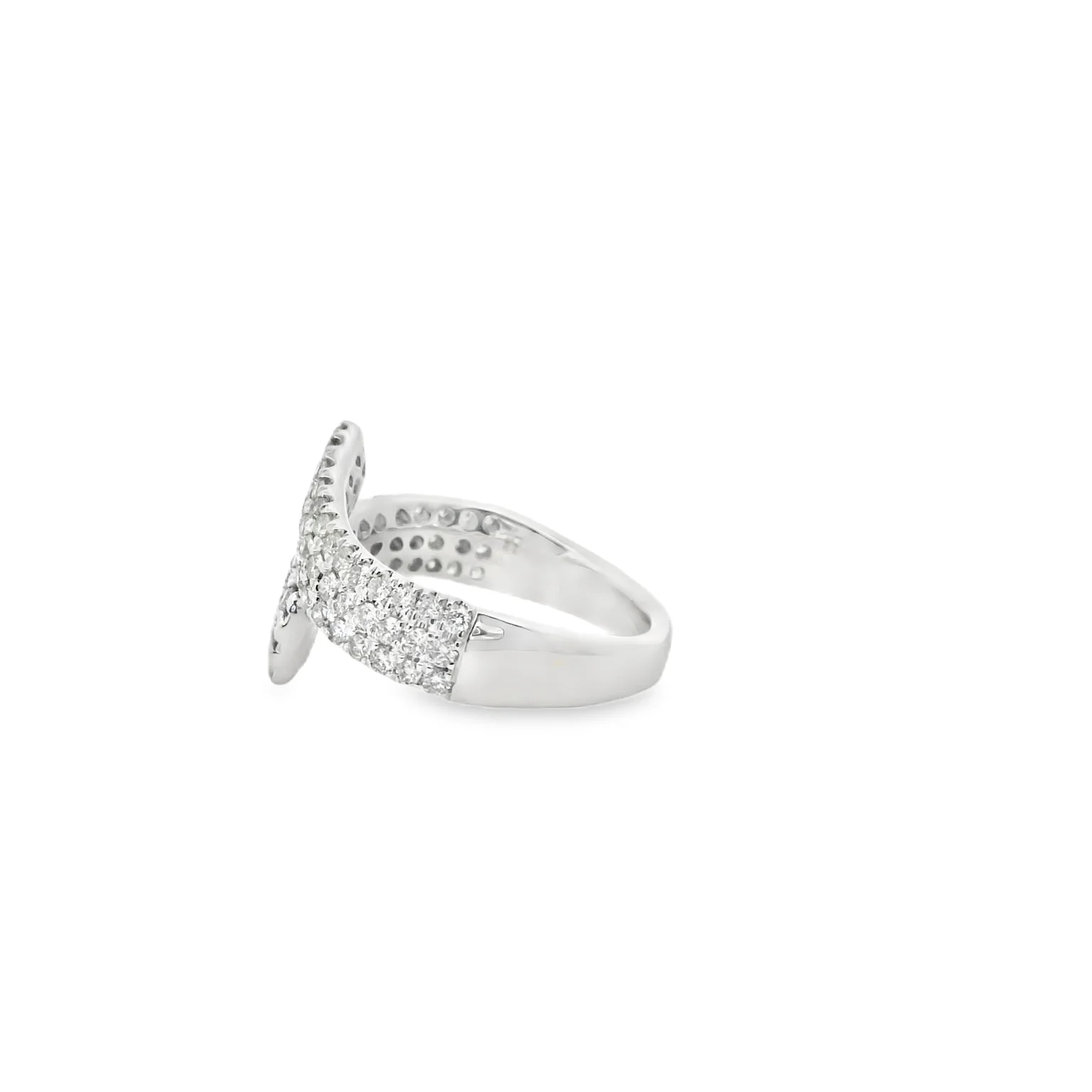 Diamond Pave Bypass Ring - Image 2