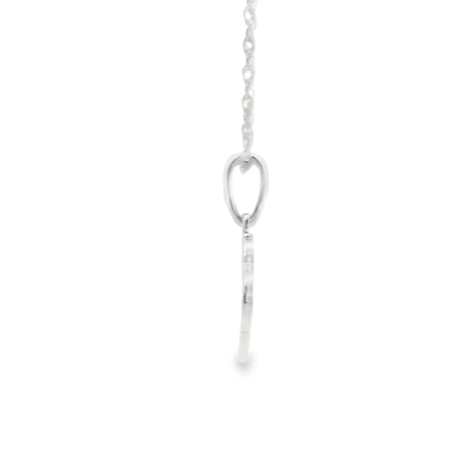 Diamond Pave Clover Pendant - Image 2