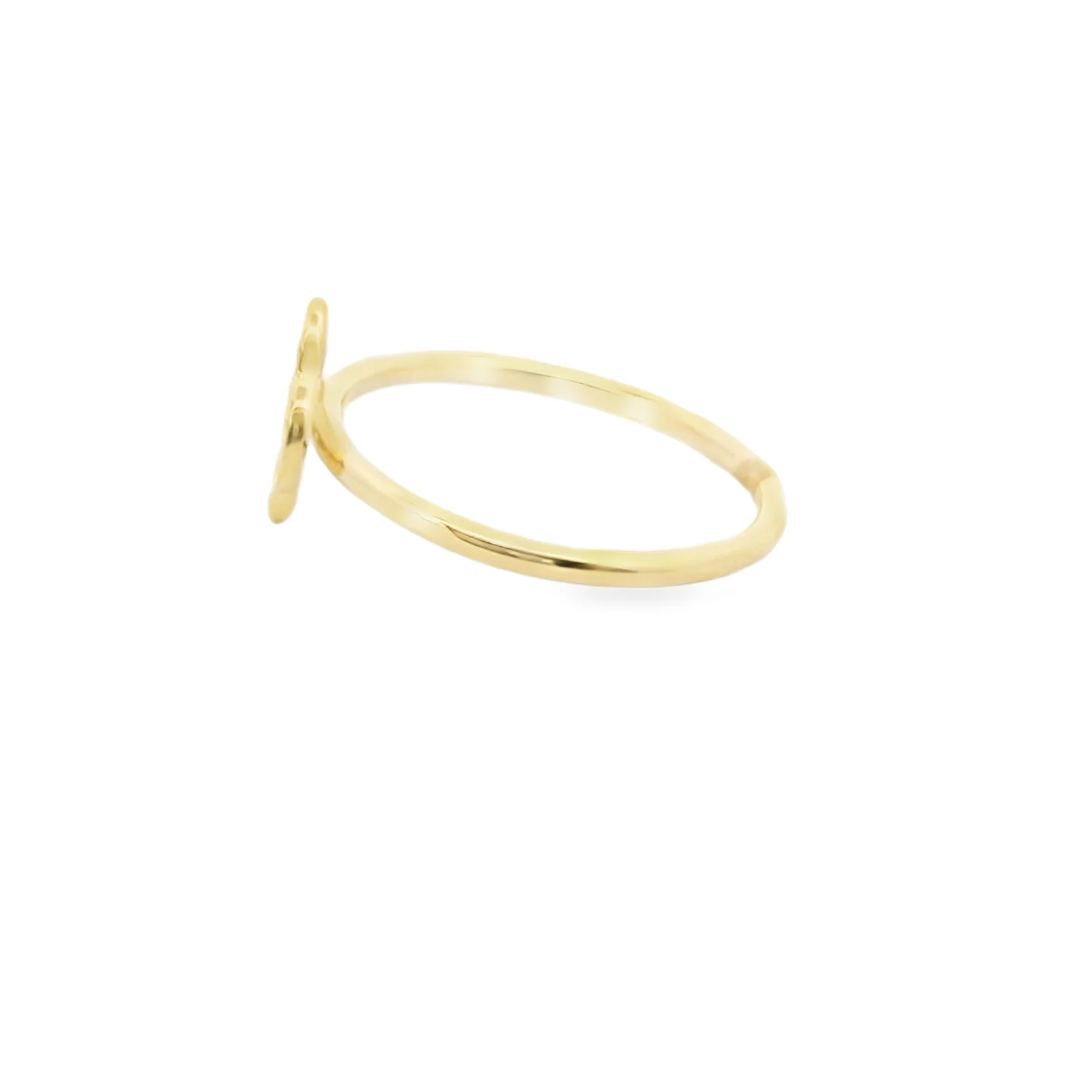 Diamond Pave Clover Ring - Image 2