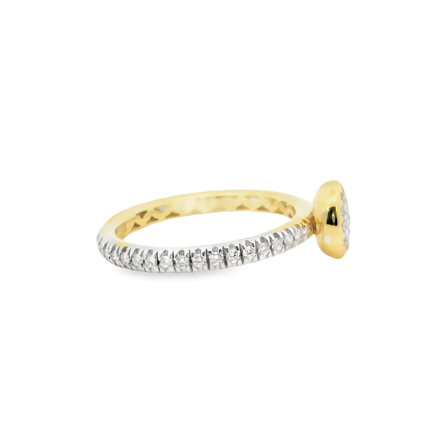 Diamond Pave Cluster Ring - Image 2
