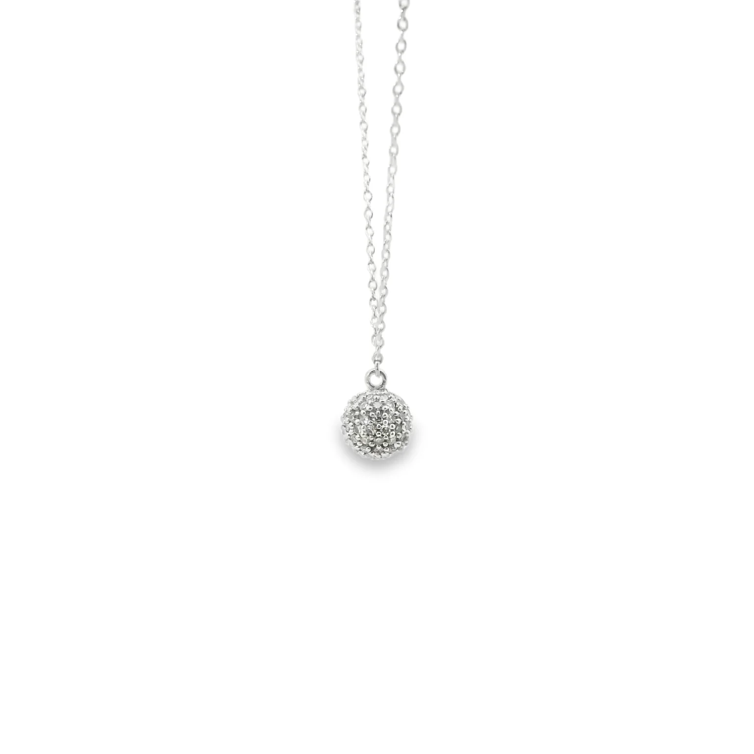 Diamond Pave Disco Ball Pendant - Image 3