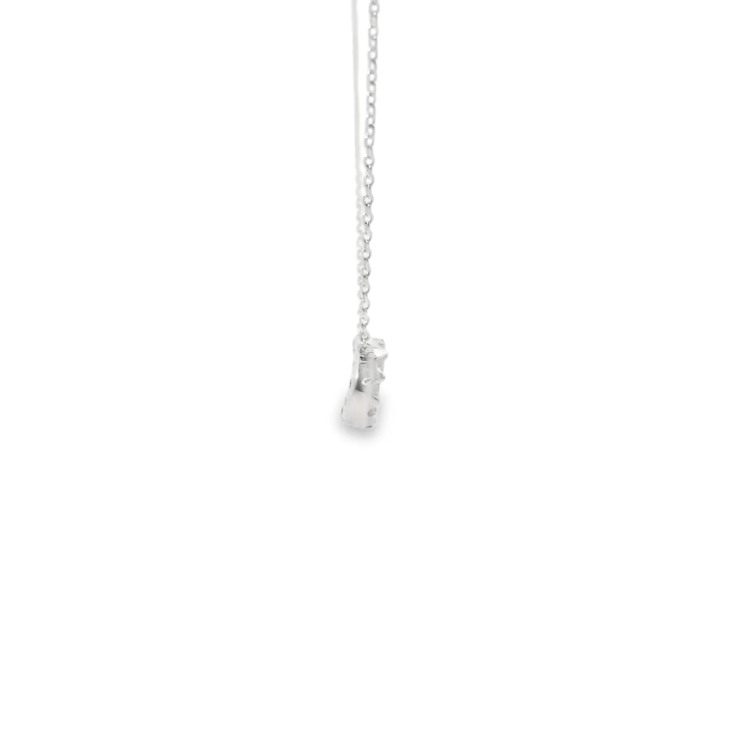 Diamond Pave Moon Pendant - Image 2