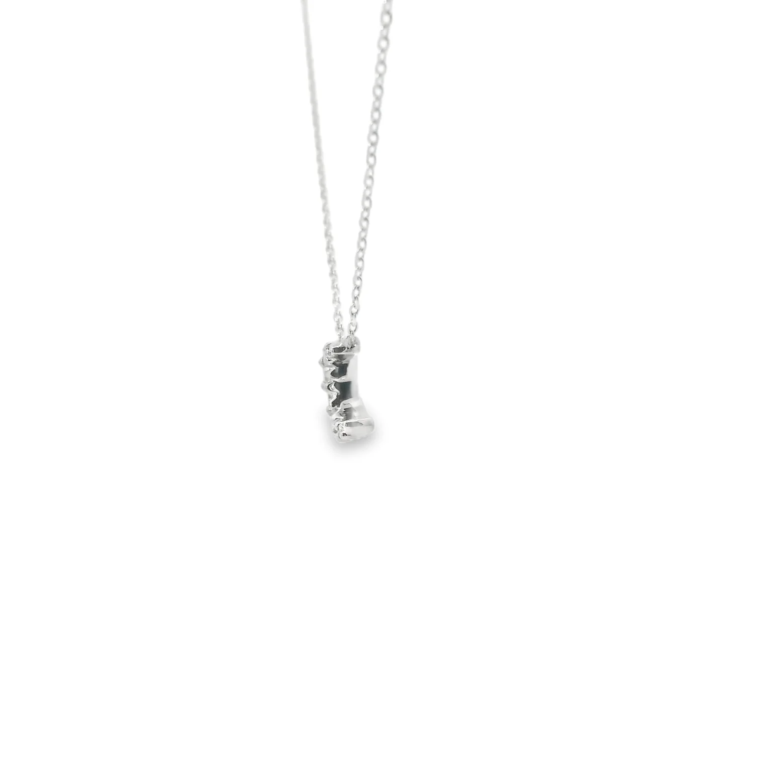 Diamond Pave Moon Pendant - Image 4