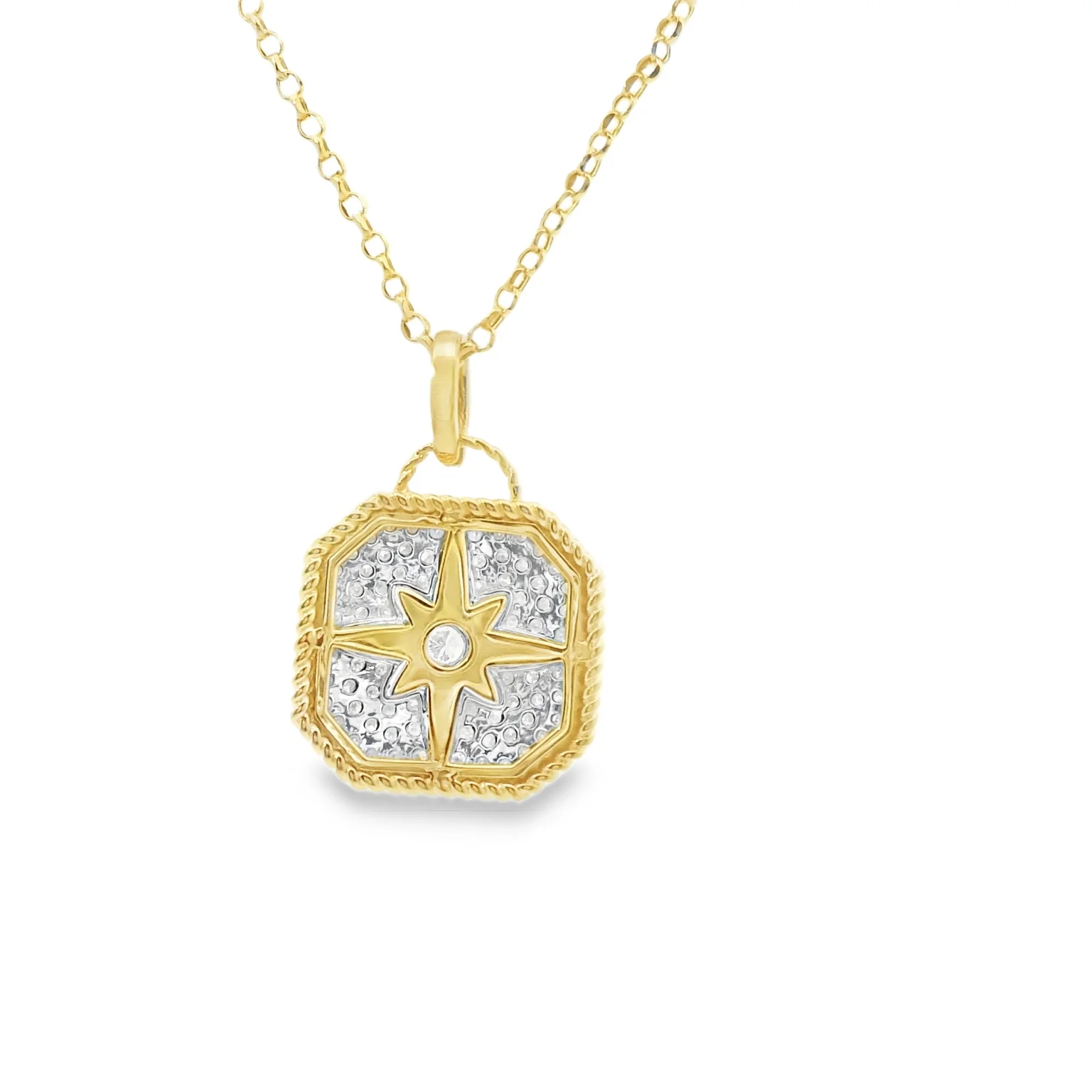 Diamond Pave Star Pendant - Image 3
