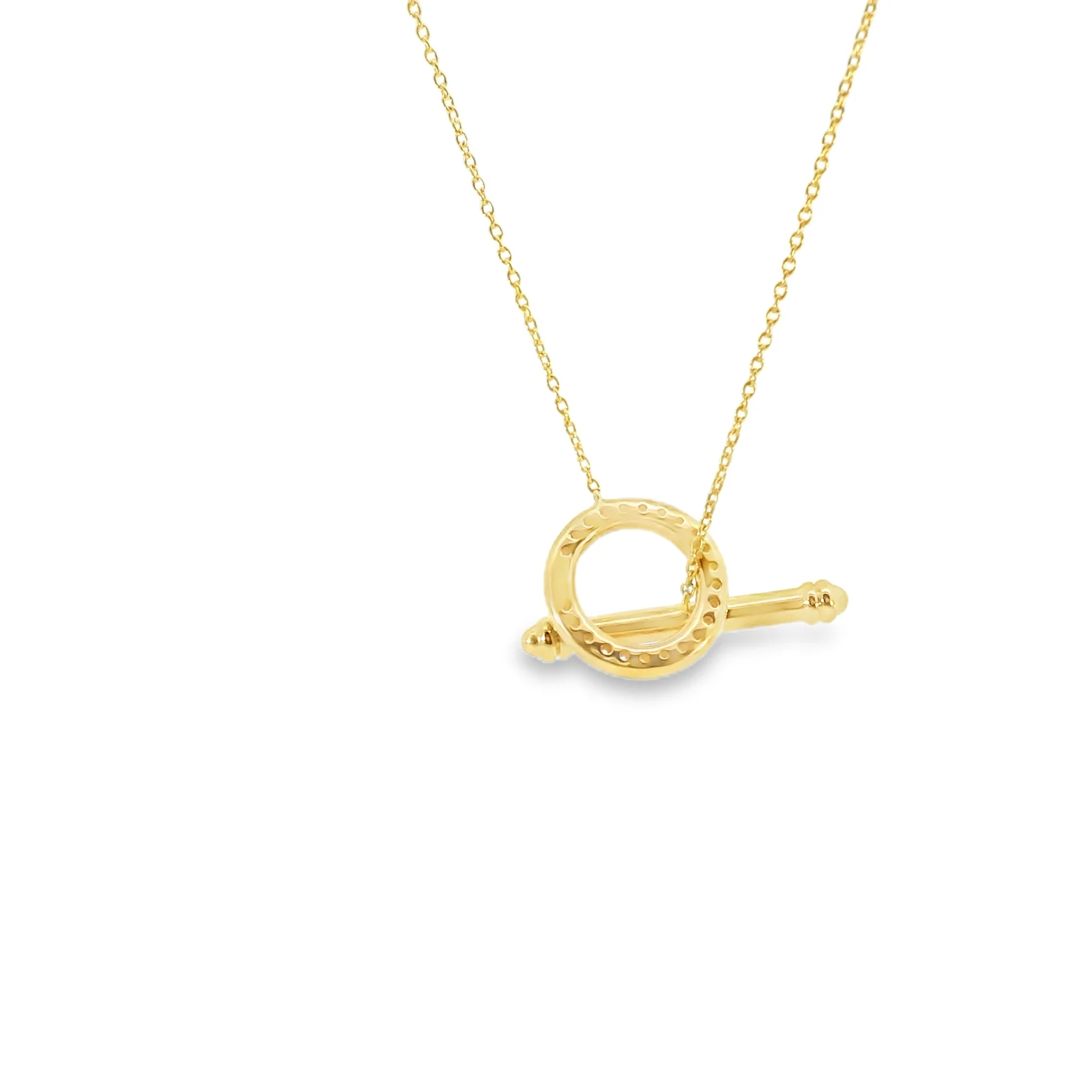 Diamond Pave Toggle Pendant - Image 3