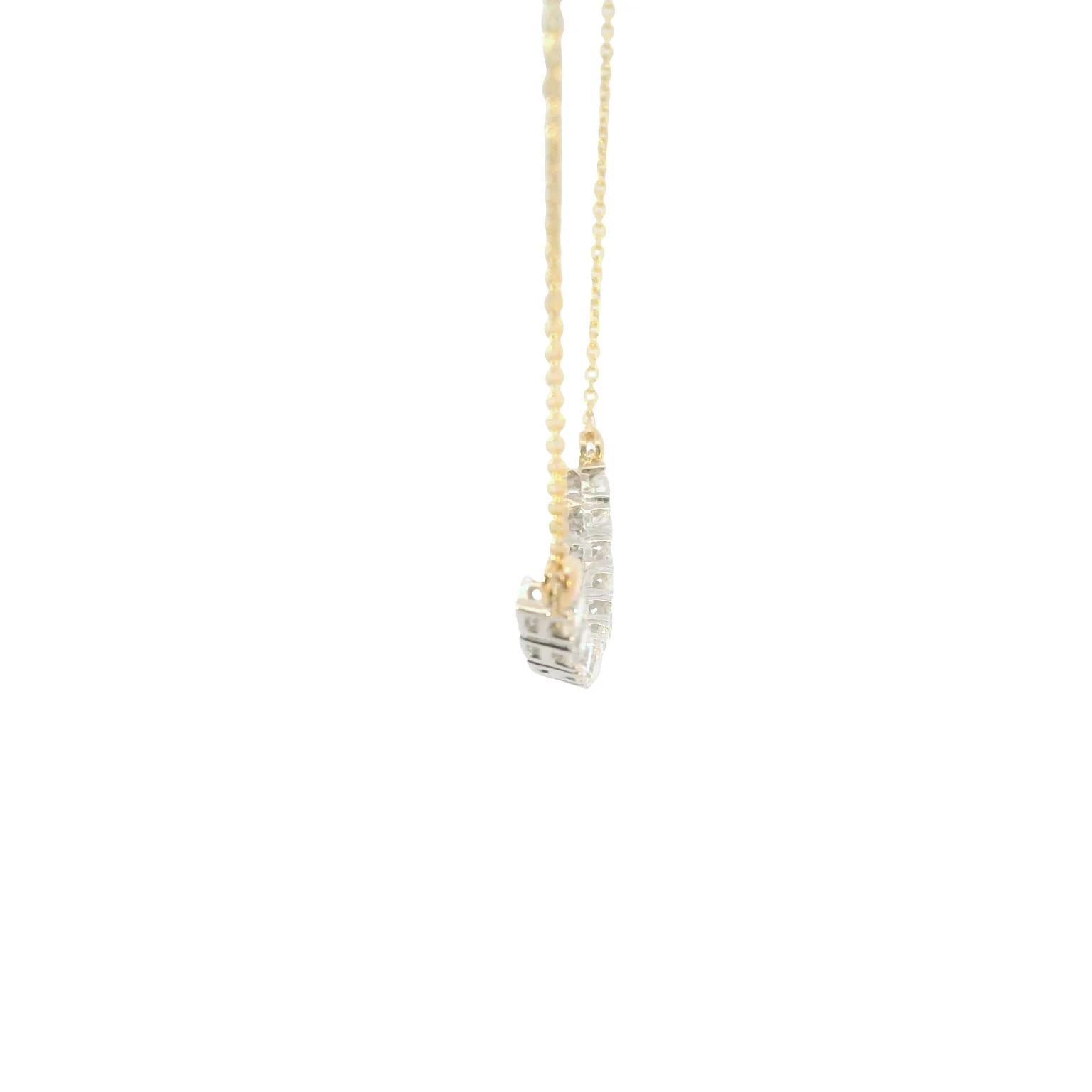 Diamond Smile Bar Pendant - Image 4