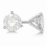 Diamond Solitaire Earrings - Image 2