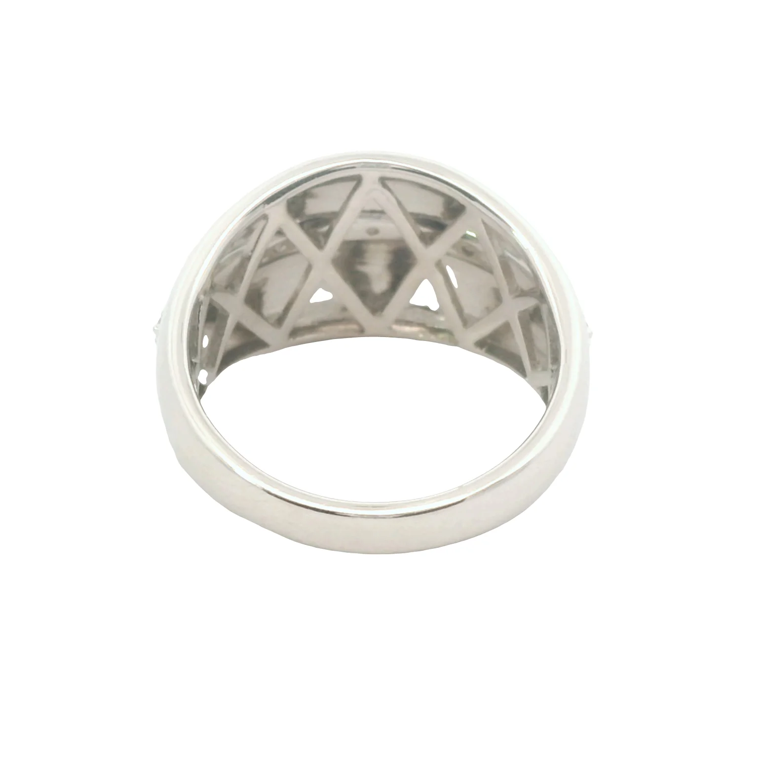 Dome Ring with Diamond Accent - Image 3