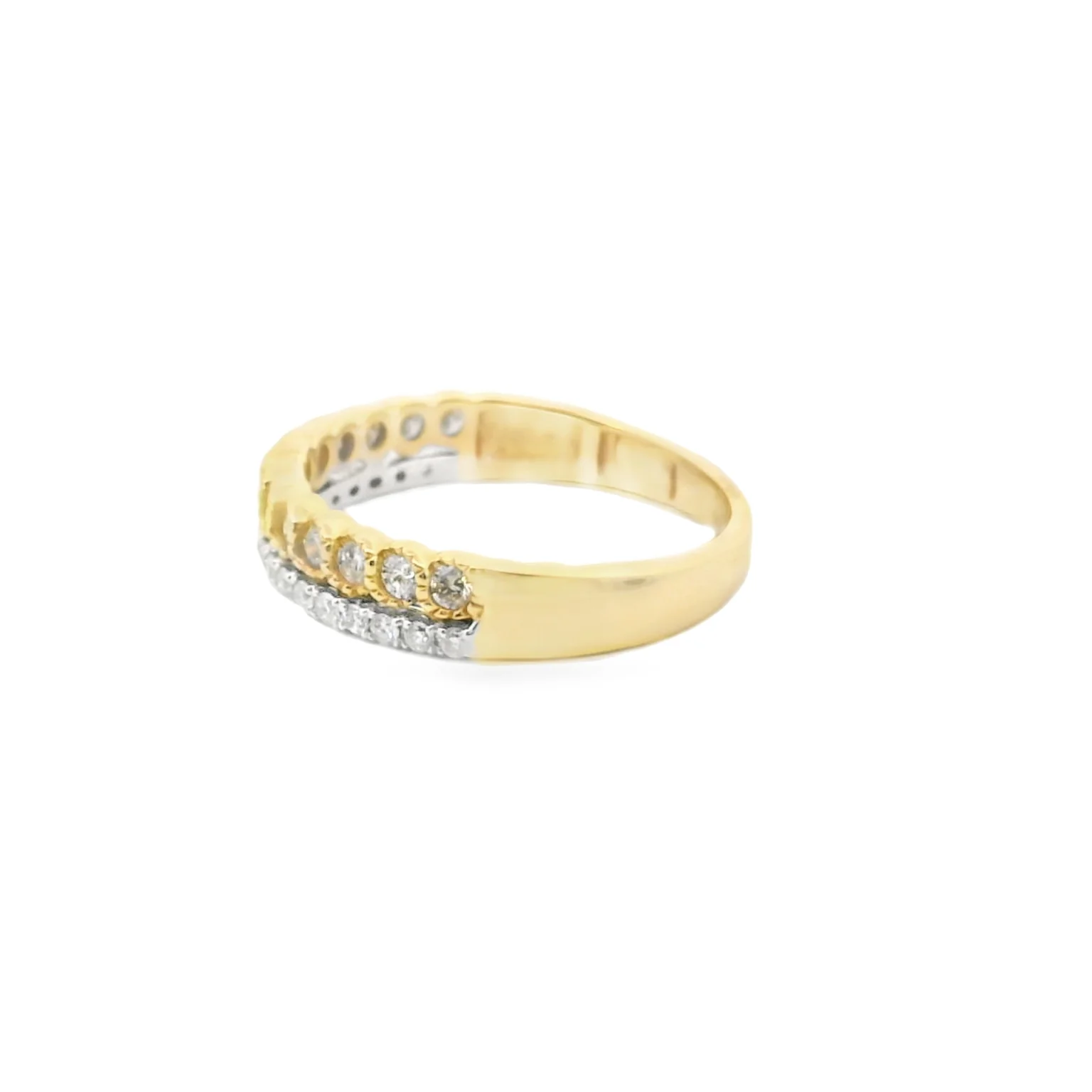 Double Row Diamond Band - Image 2