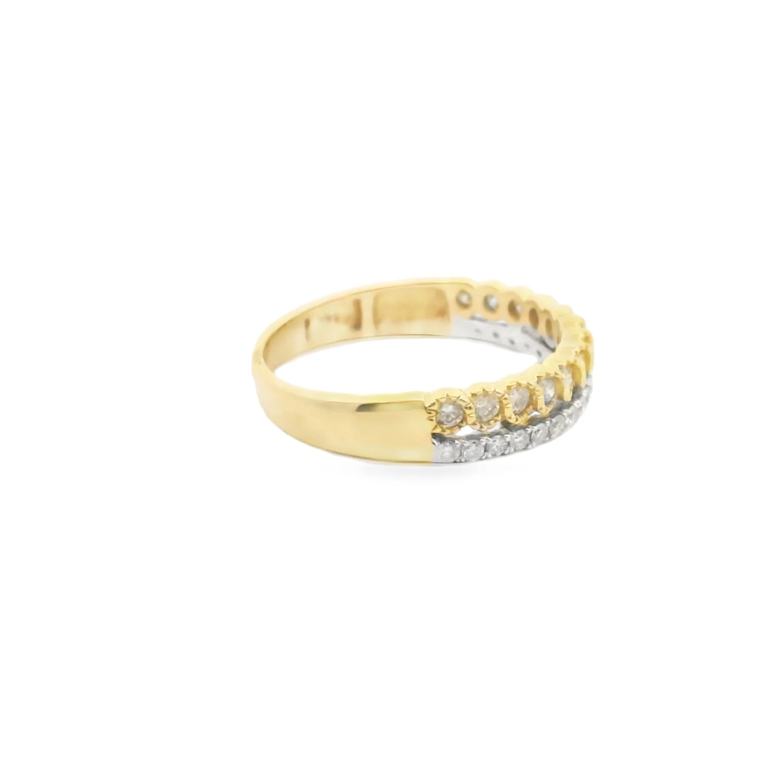 Double Row Diamond Band - Image 4