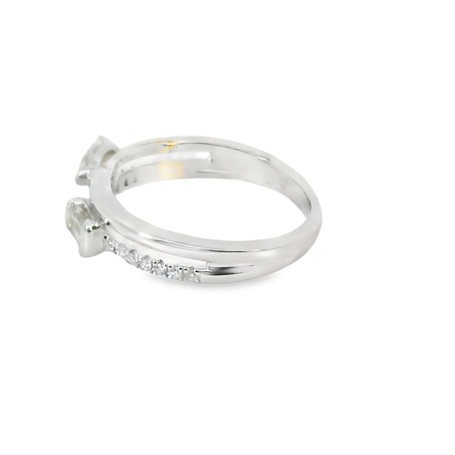 Double Row Lab Grown Diamond Band - Image 2