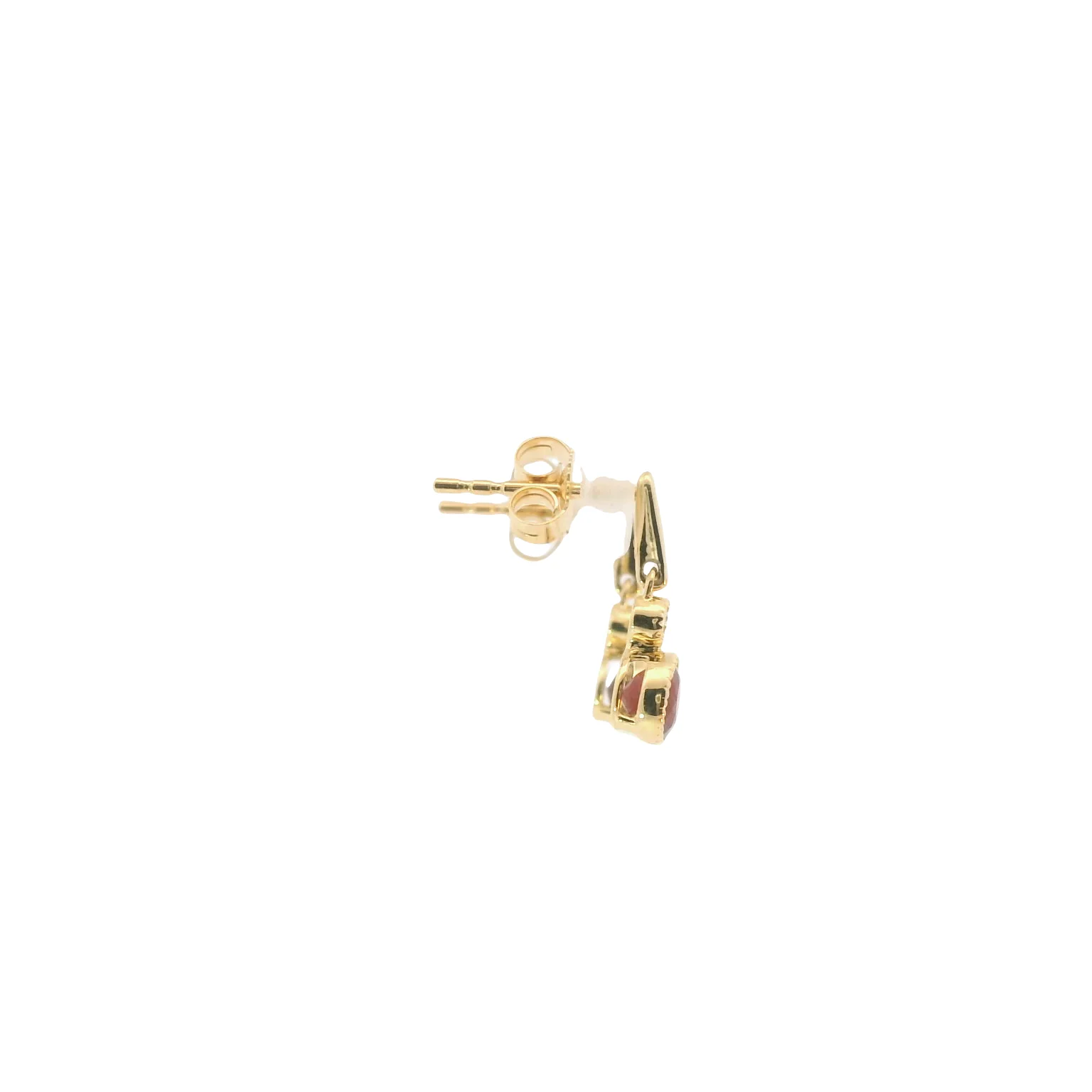 Drop Earrings with Rubies and Diamonds - Image 4