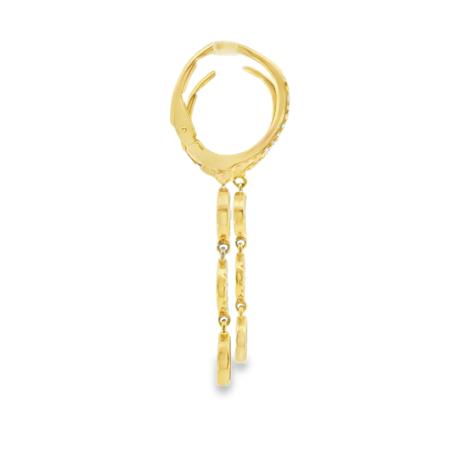 Drop Earrings with Turquoises and Lapis - Image 4