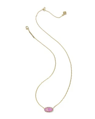 Elisa Pave Frame Pendant - Image 2