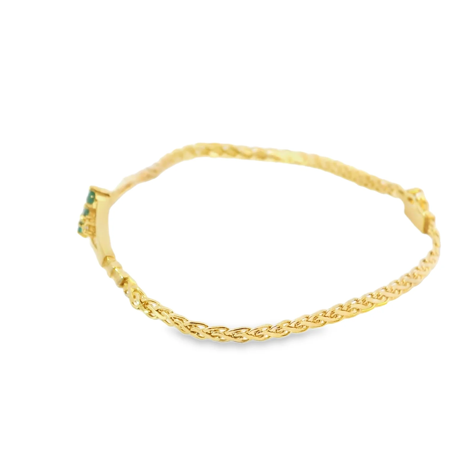 Emerald and Diamond Bracelet - Image 2