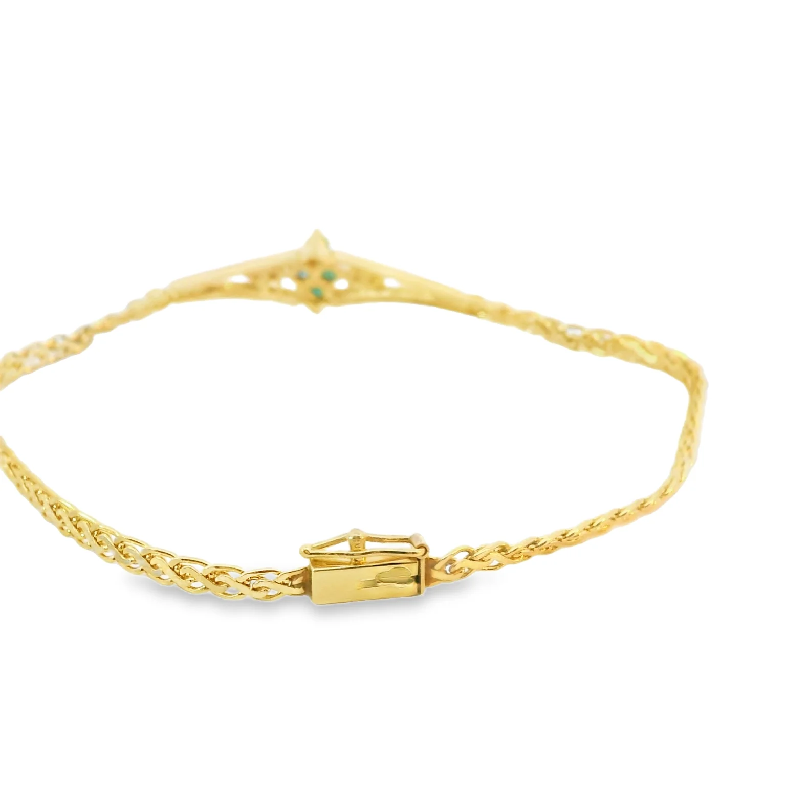 Emerald and Diamond Bracelet - Image 3