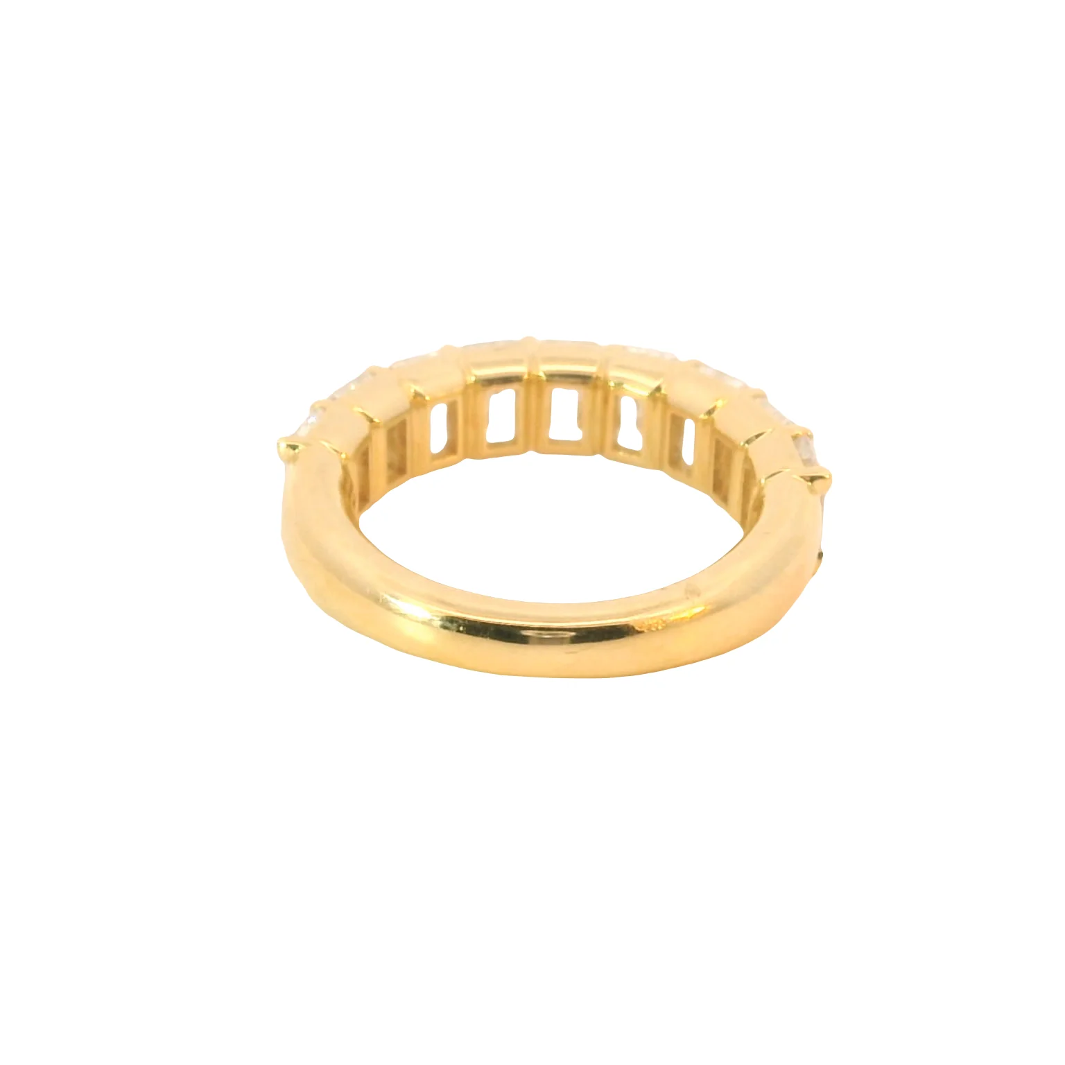 Emerald Cut Lab Grown Diamond Band - Image 3