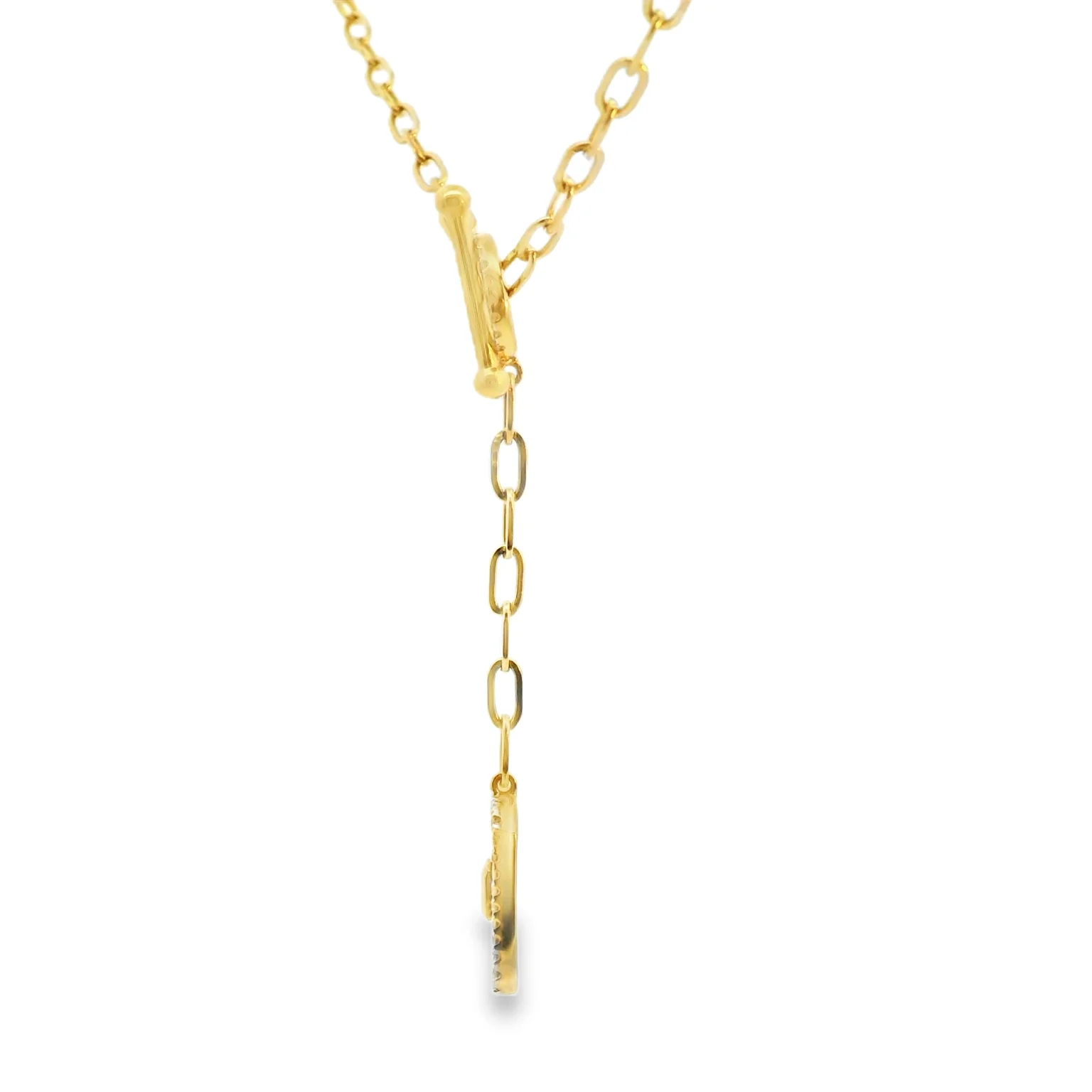 Fluted Toggle Medallion Necklace - Image 2