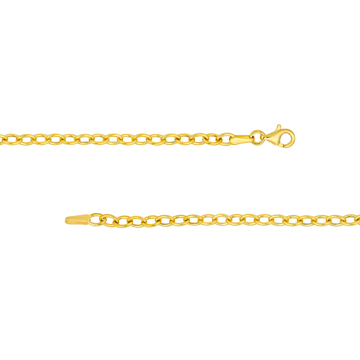 Graduated Open Link Necklace - Image 2