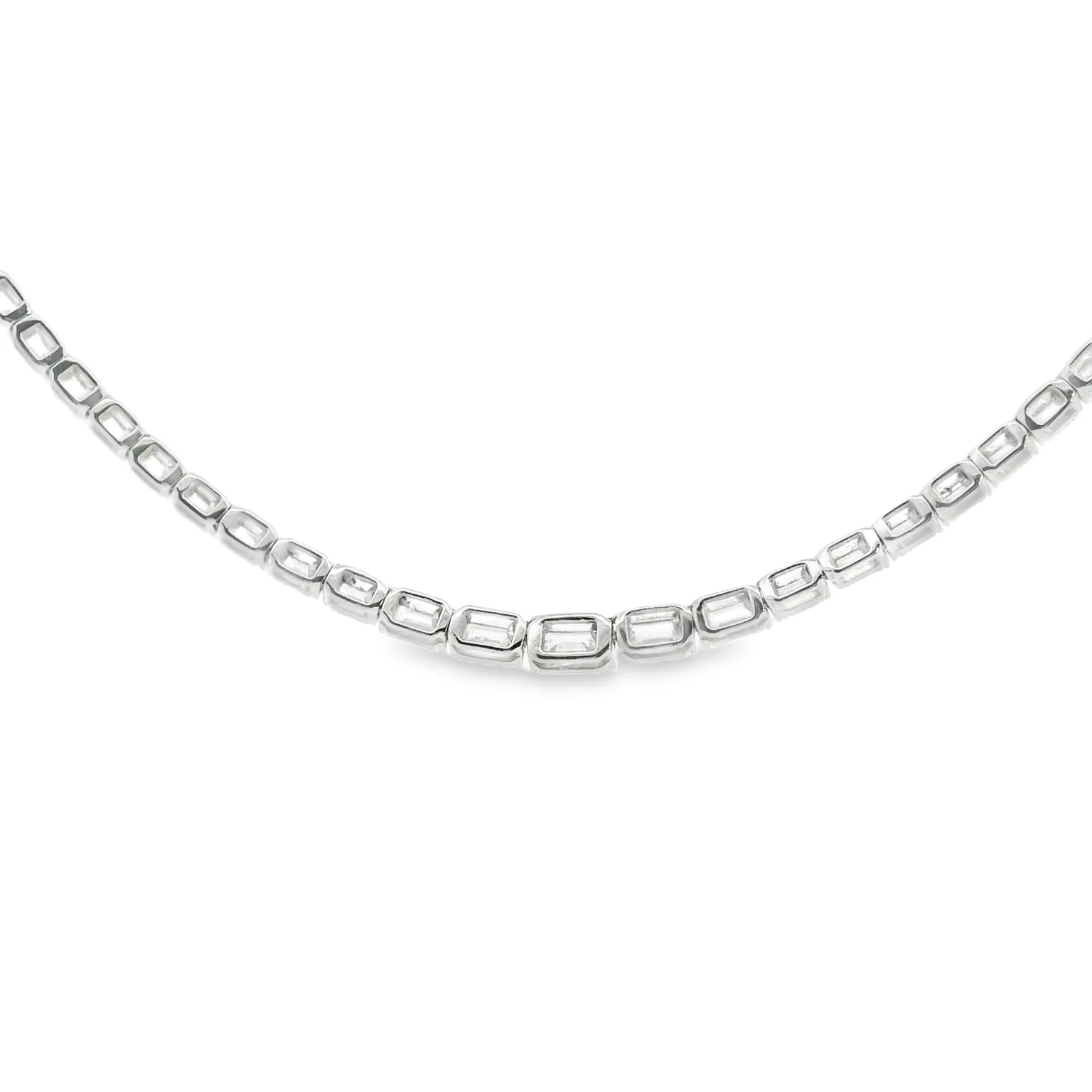 Graduated Tennis Necklace - Image 3