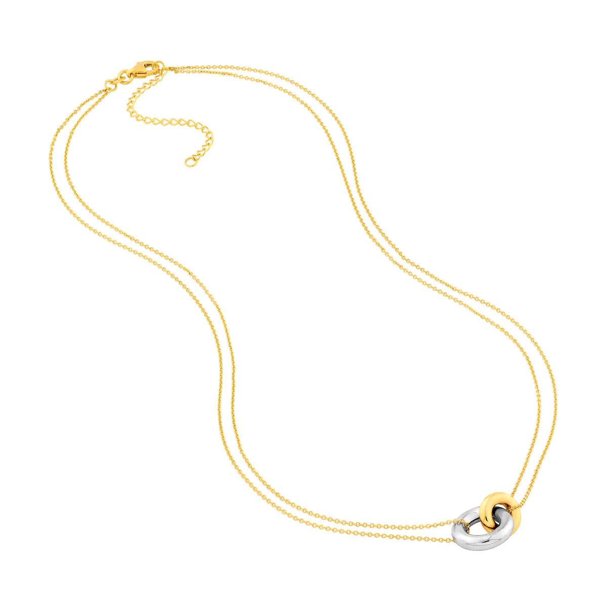 Interlocked Circles Necklace - Image 2
