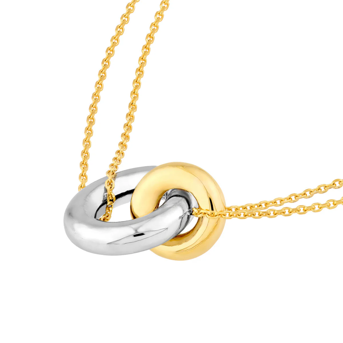 Interlocked Circles Necklace - Image 3