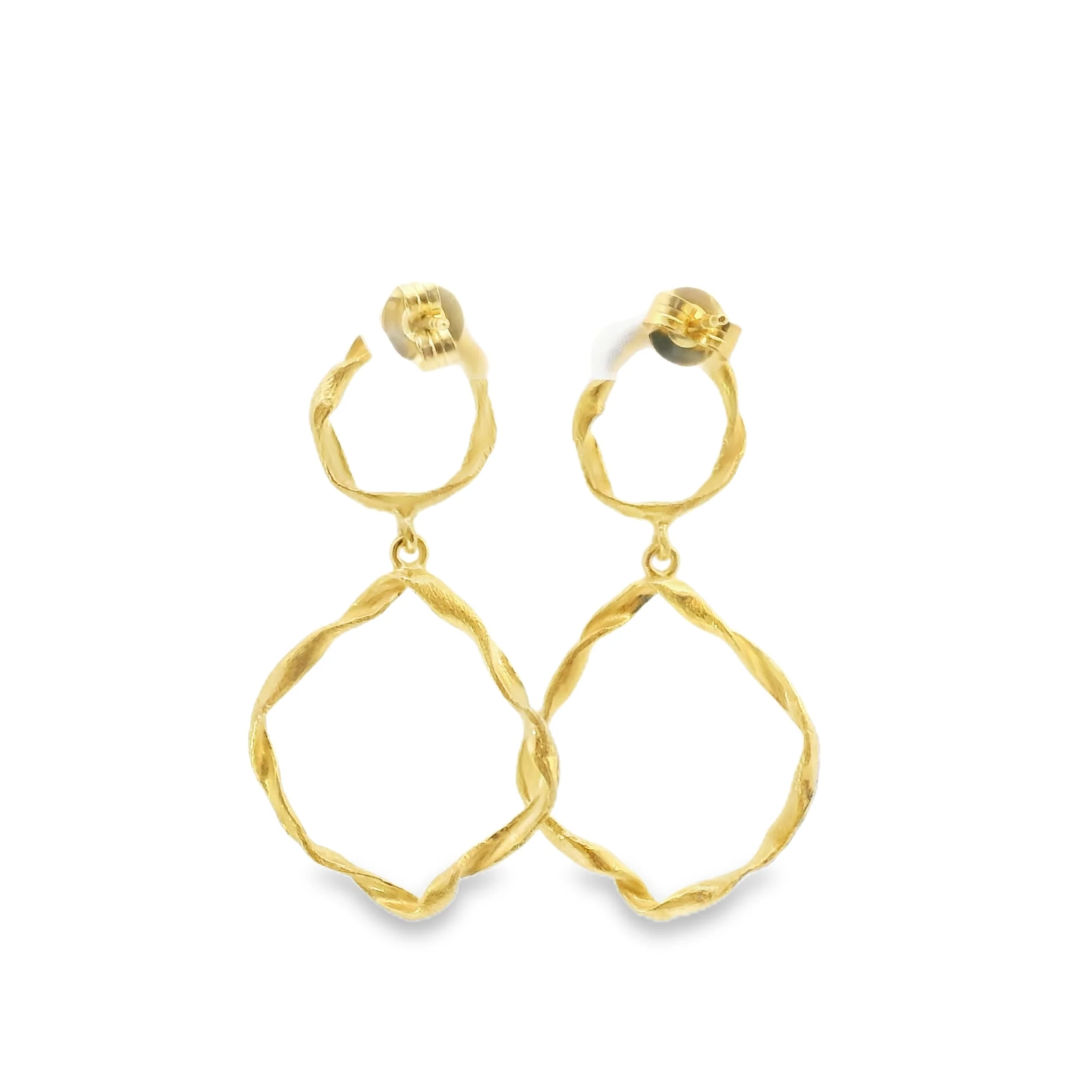 Jorge Revilla Rolling Twist Drop Earrings - Image 3