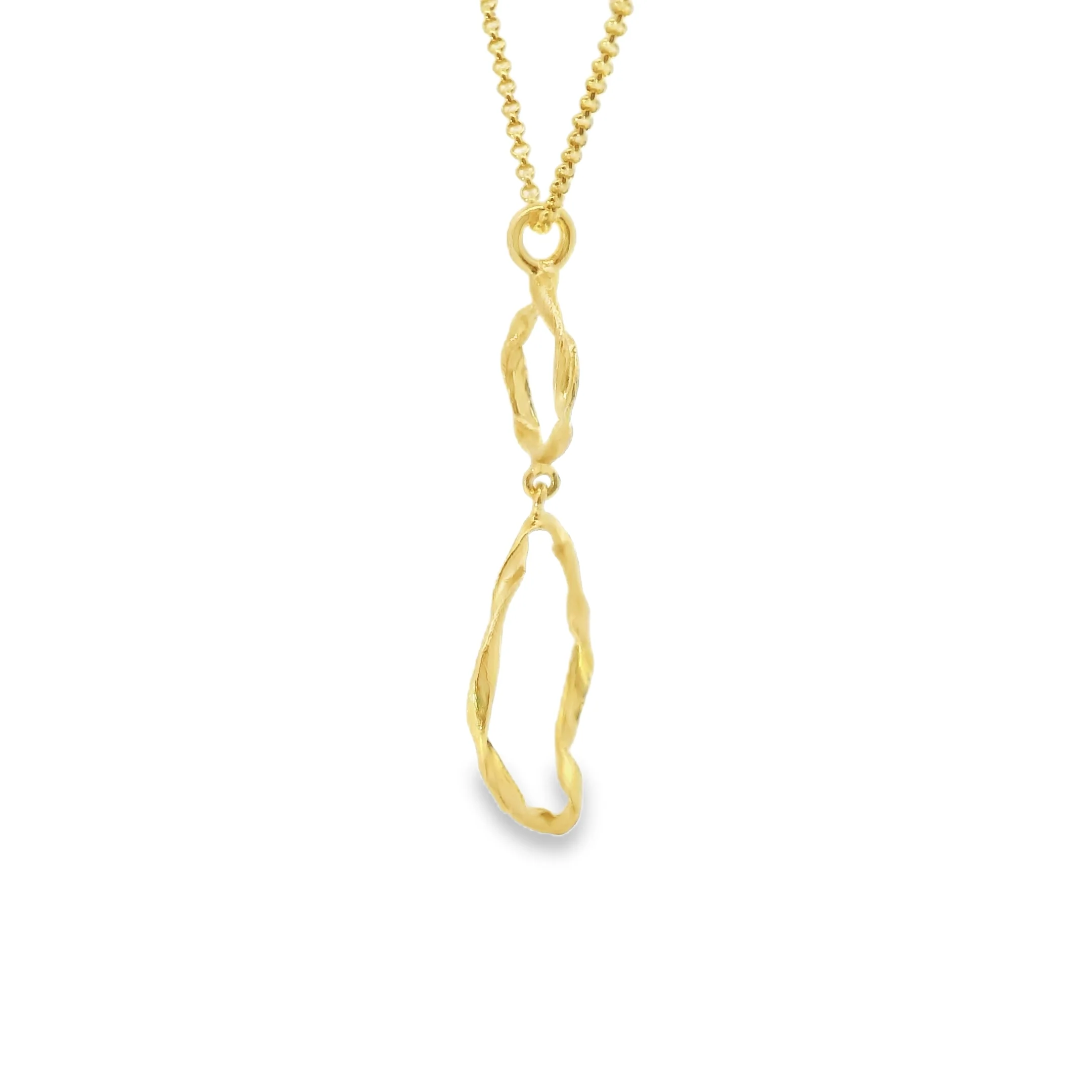 Jorge Revilla Vermeil Twist Pendant - Image 2