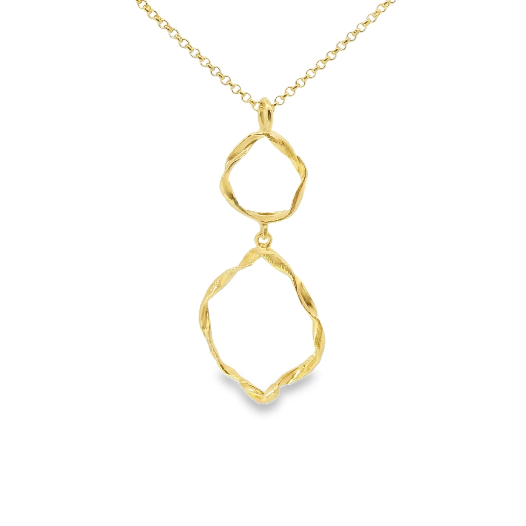 Jorge Revilla Vermeil Twist Pendant - Image 4