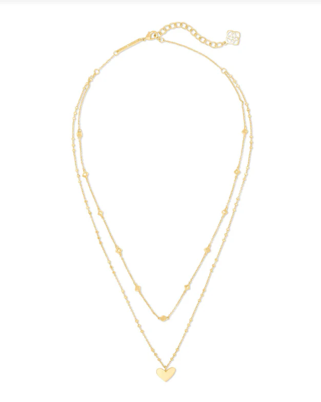Kendra Scott Ari Heart Multi Strand Necklace - Image 2