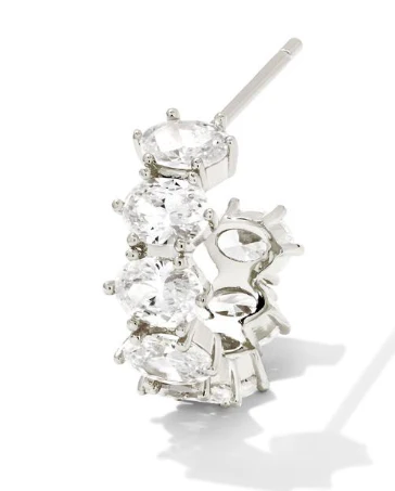 Kendra Scott Cailin Crystal Huggies - Image 2