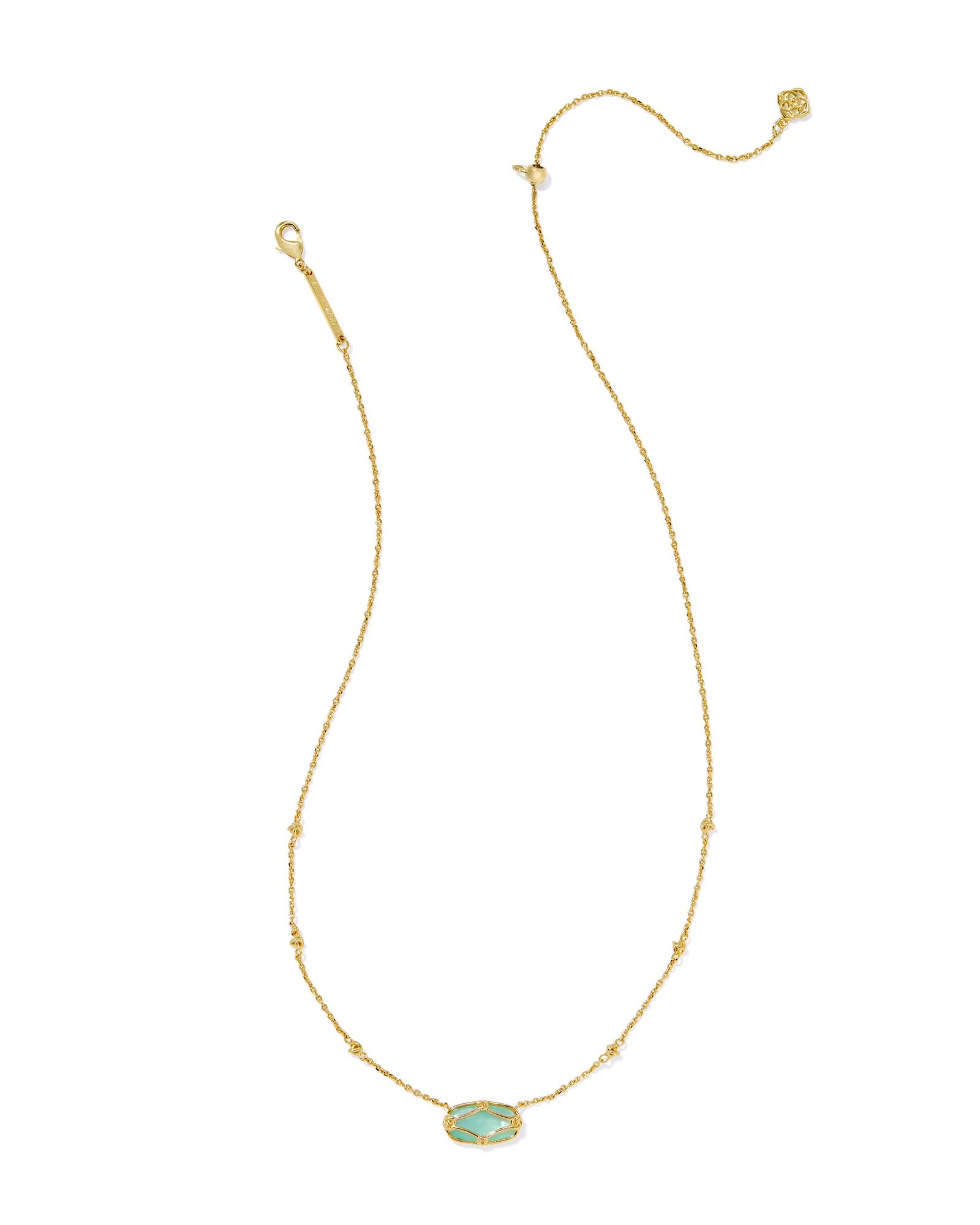 Kendra Scott Elisa Lattice Frame Necklace - Image 2