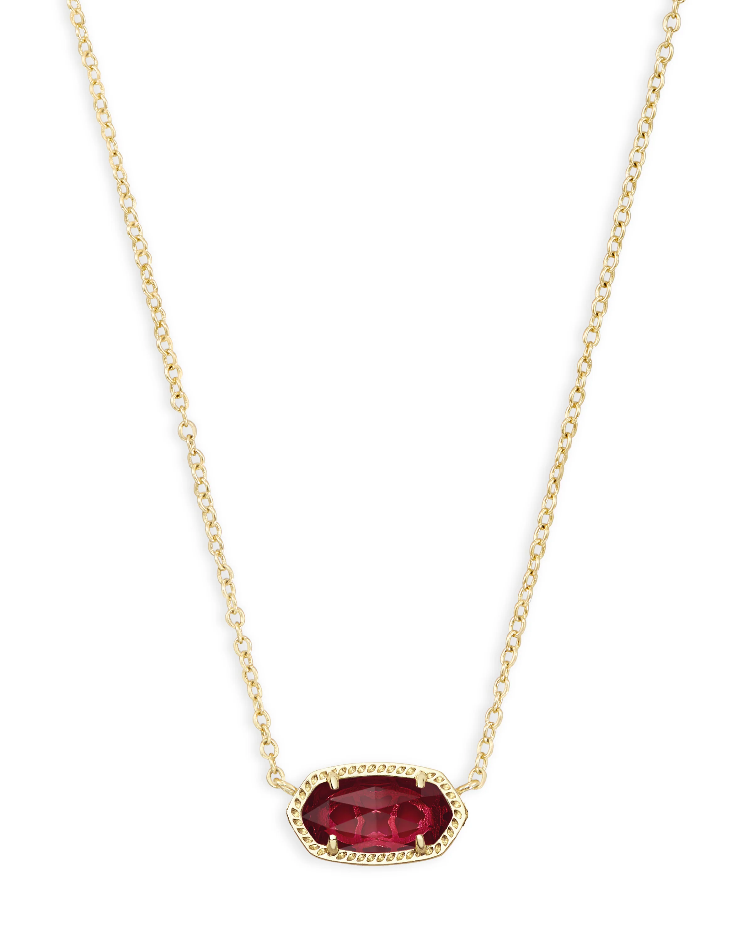 Kendra Scott Gold Clear Berry Elisa Necklace - Image 2