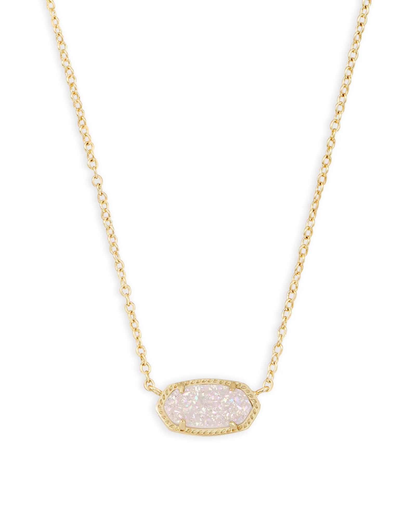 Kendra Scott Gold Iridescent Drusy Elisa Necklace - Image 2