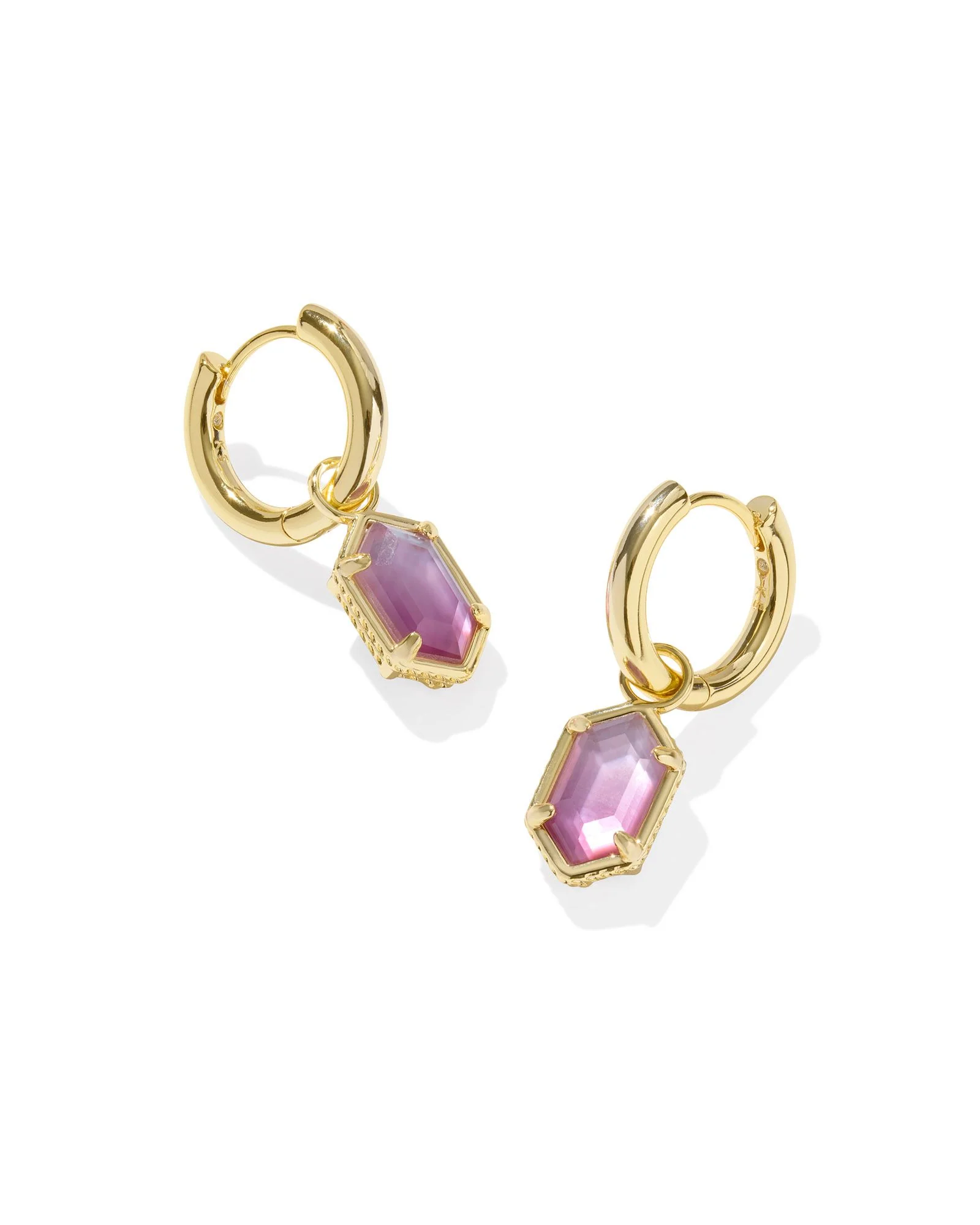Kendra Scott Hallie Huggie Earrings - Image 2