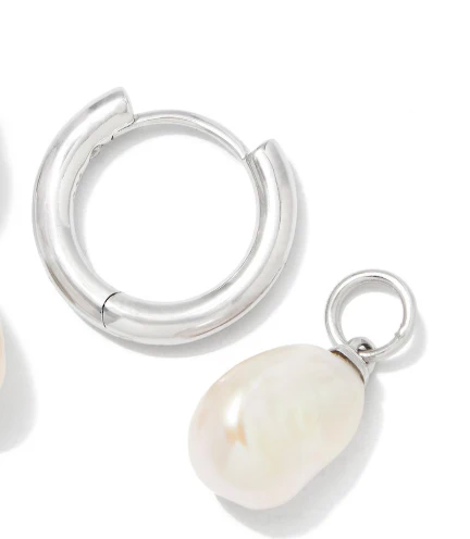 Kendra Scott Willa Pearl Huggies - Image 2