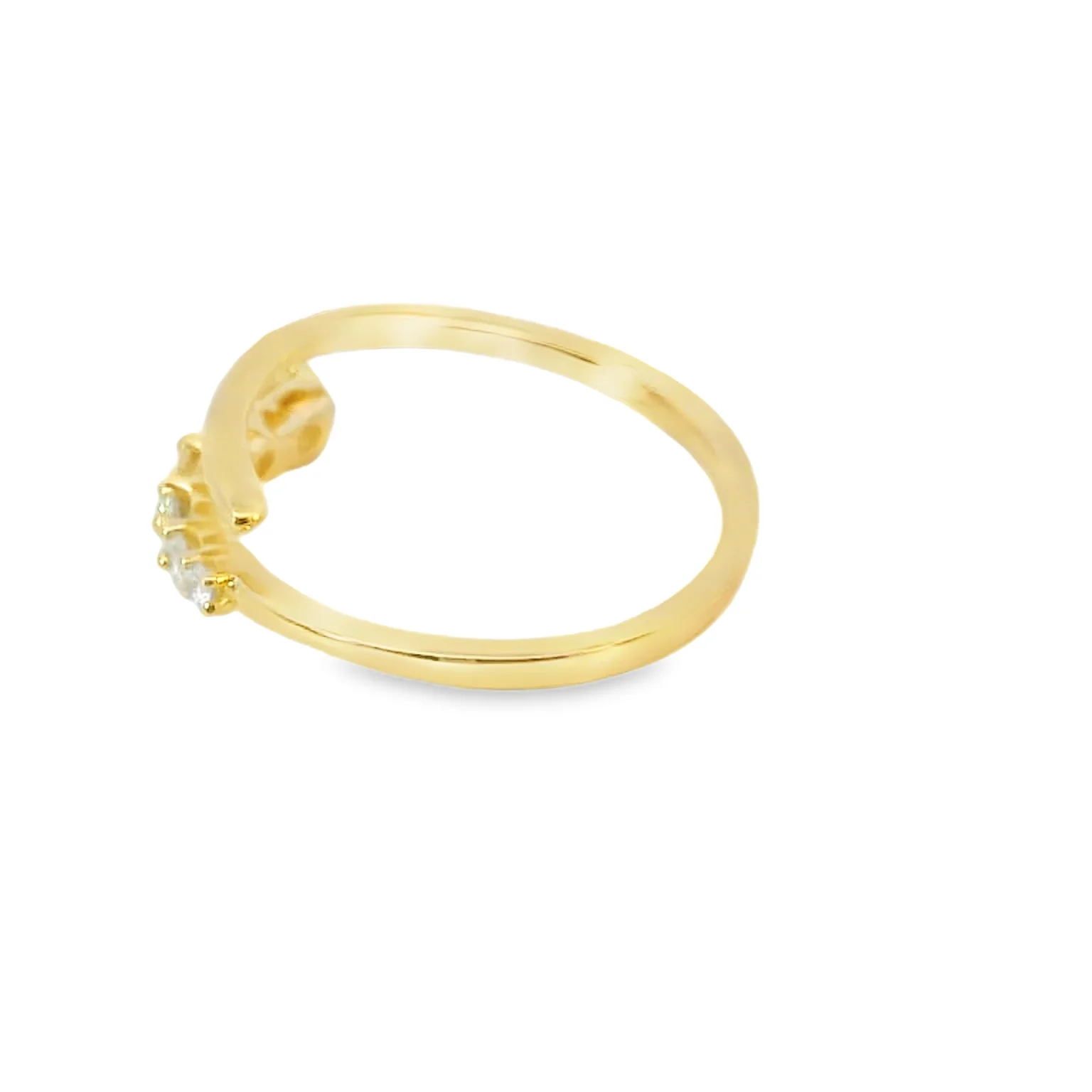 Lab Grown Diamond Bypass Band - Image 2