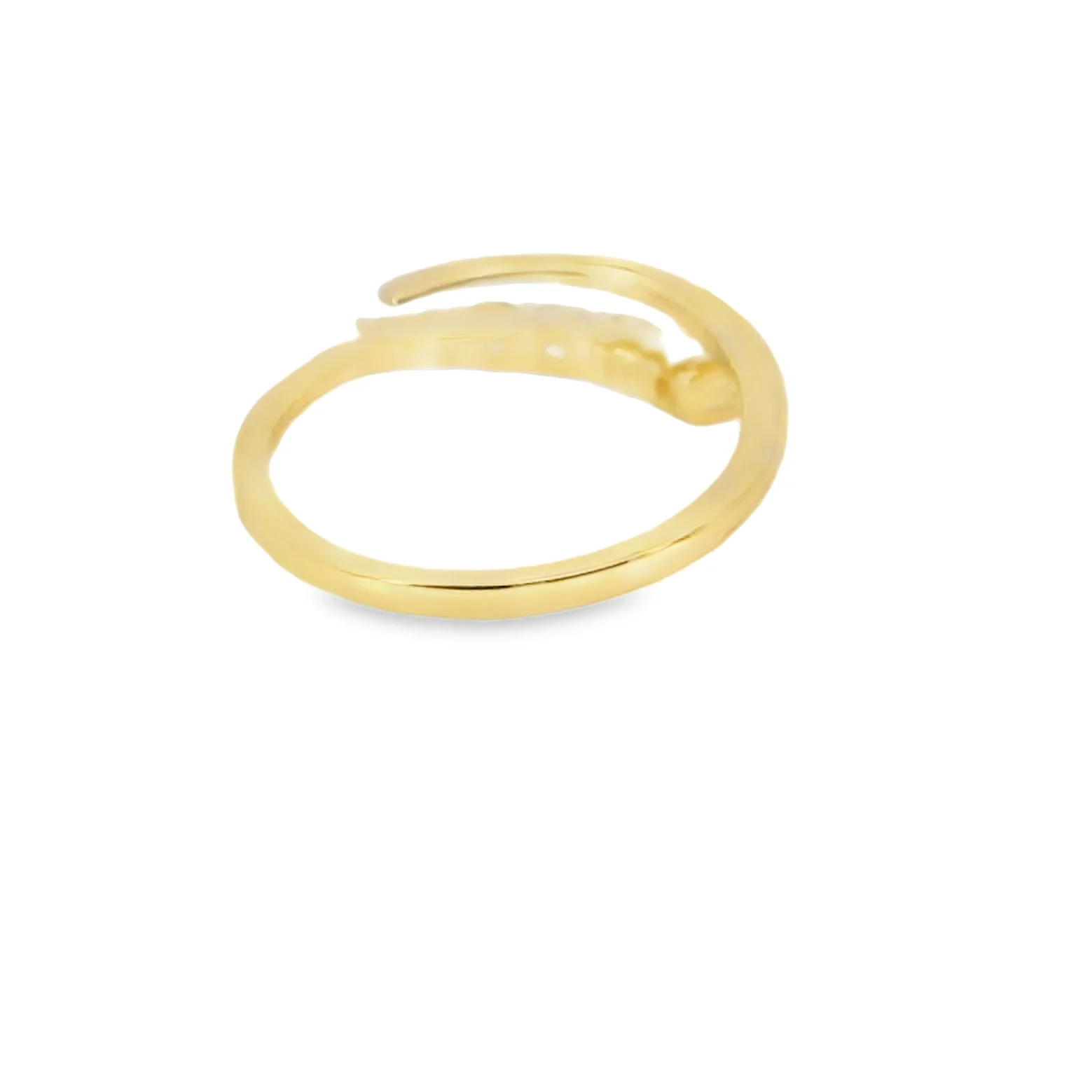Lab Grown Diamond Bypass Band - Image 3