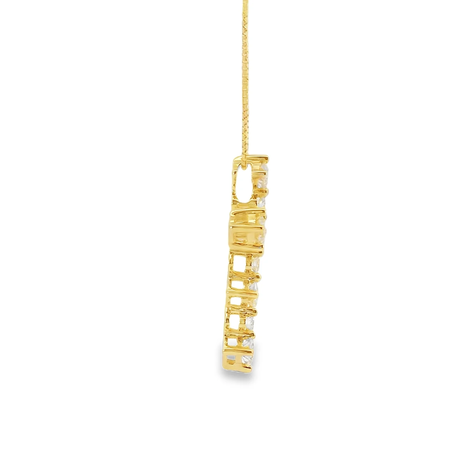 Lab Grown Diamond Cross Pendant - Image 2
