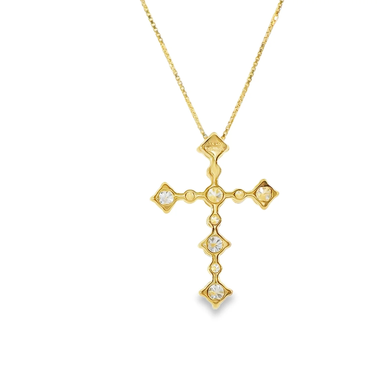 Lab Grown Diamond Cross Pendant - Image 3