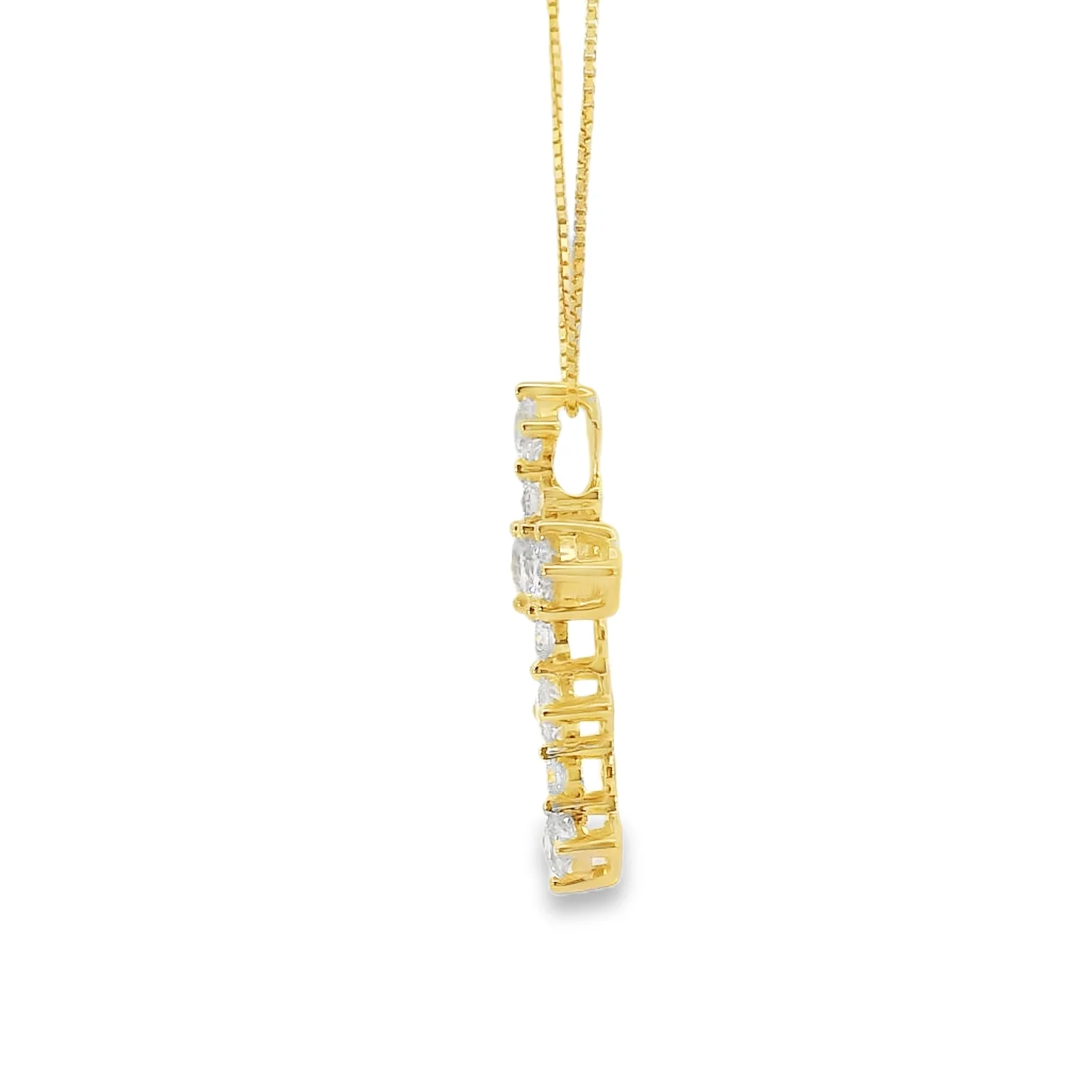 Lab Grown Diamond Cross Pendant - Image 4