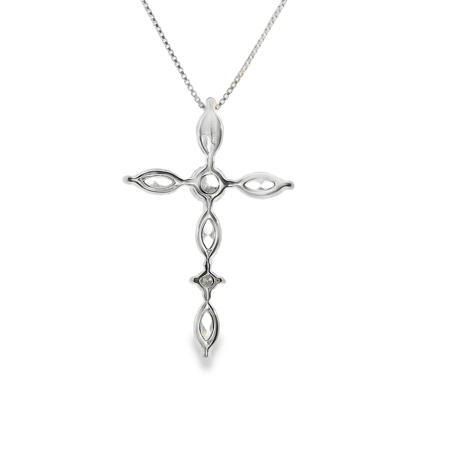 Lab Grown Diamond Cross Pendant - Image 3