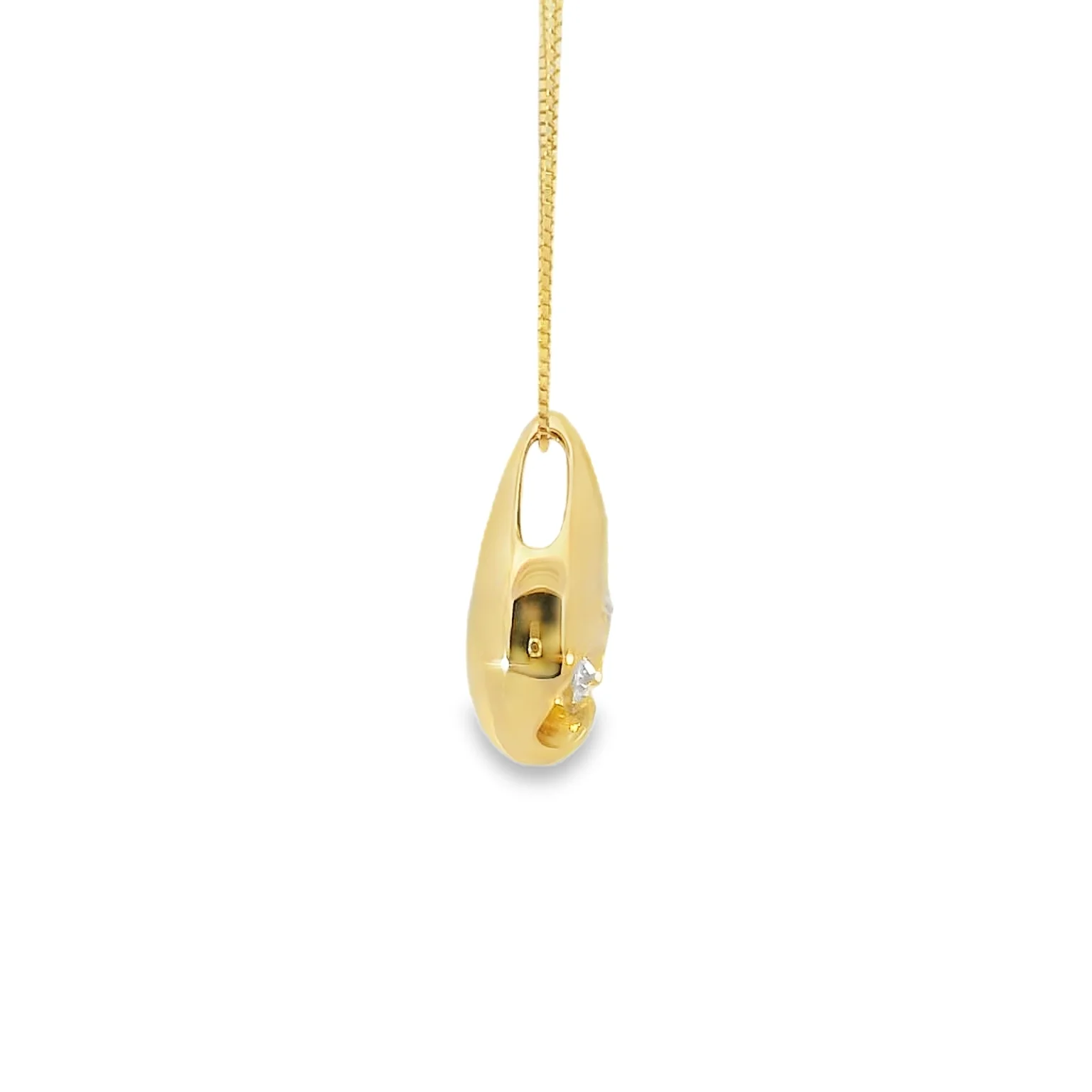 Lab Grown Diamond Drop Pendant - Image 4