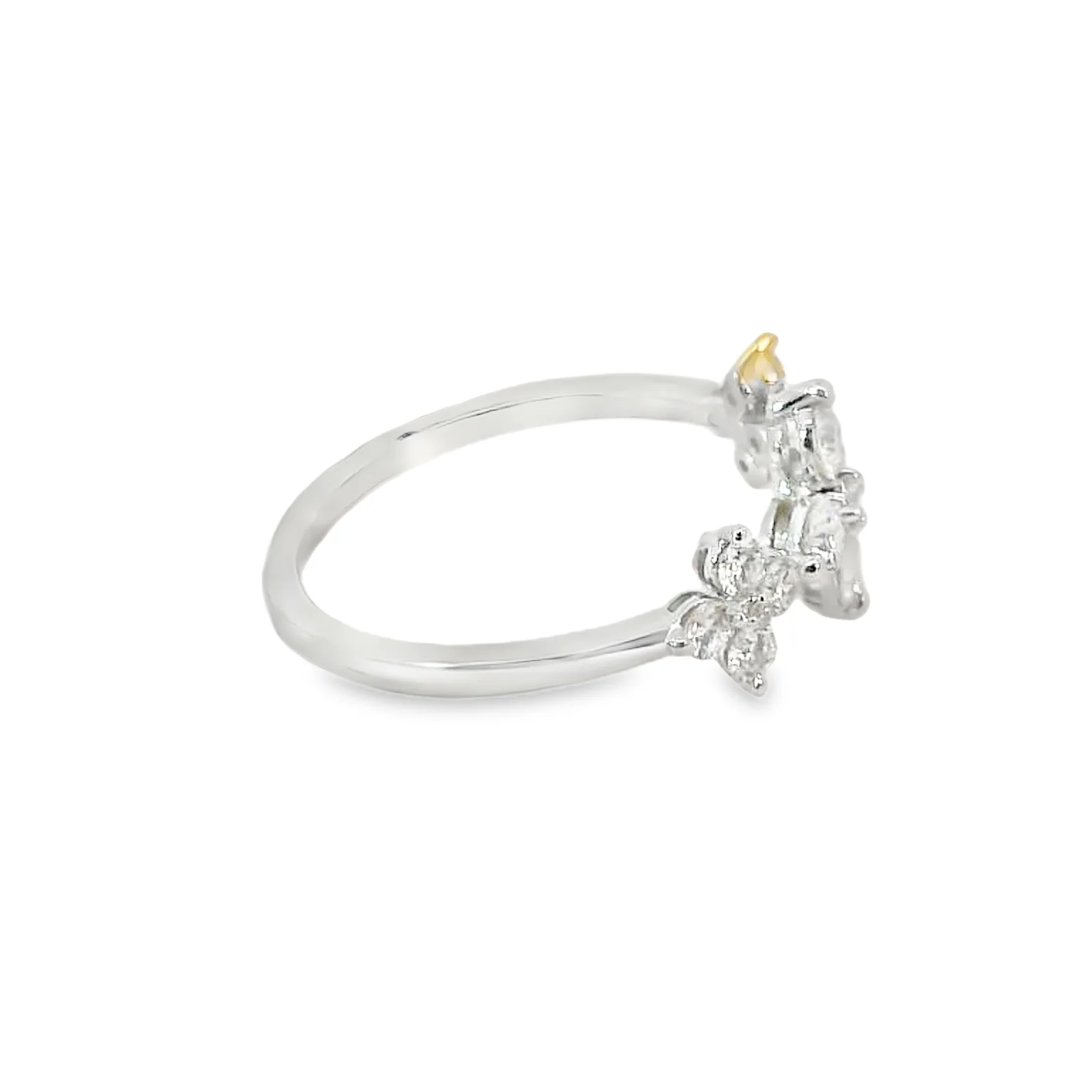 Lab Grown Diamond Flowers Band - Image 4