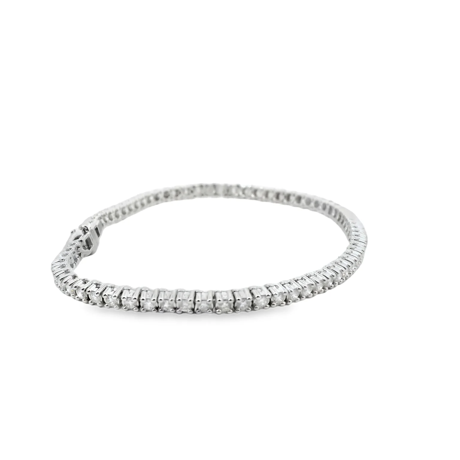 Lab Grown Diamond Tennis Bracelet - Image 4