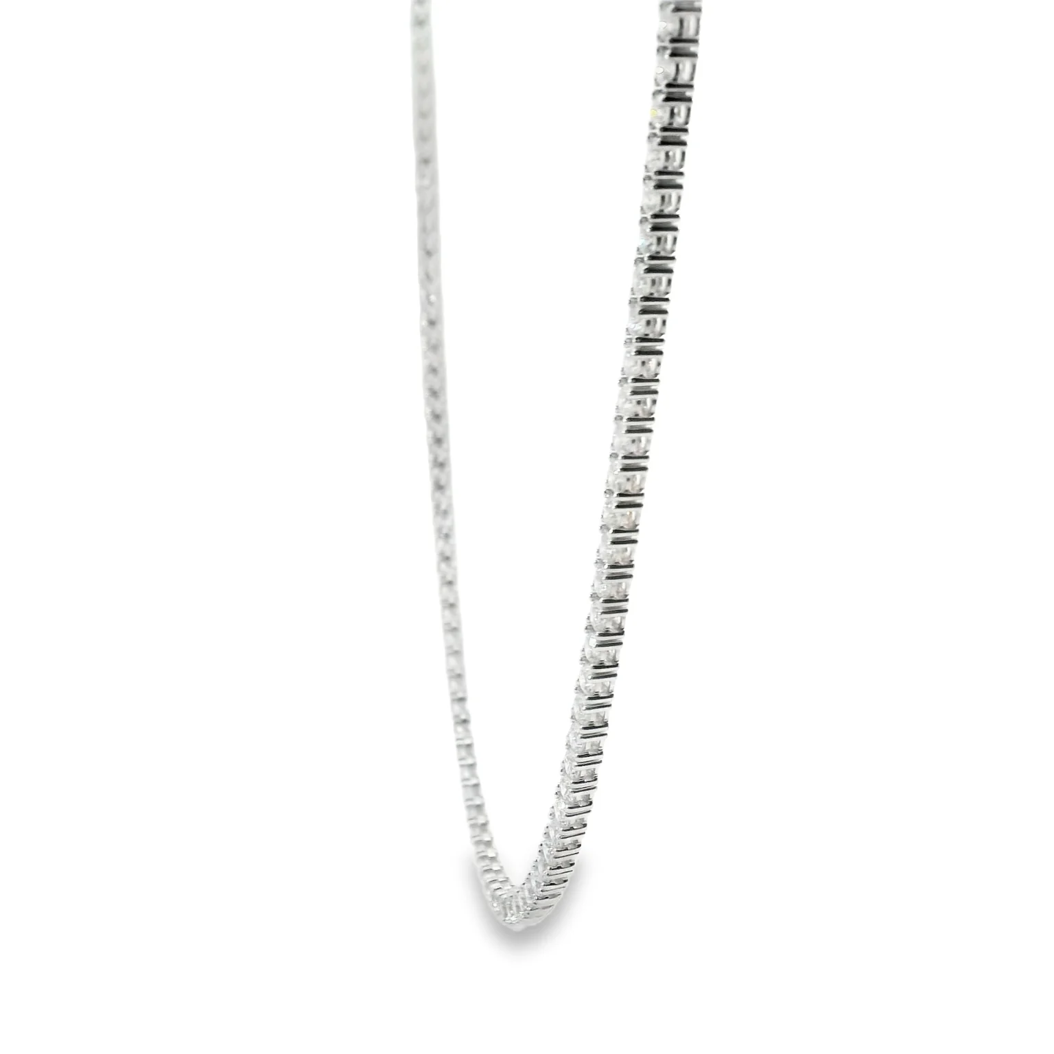 Lab Grown Diamond Tennis Necklace - Image 2