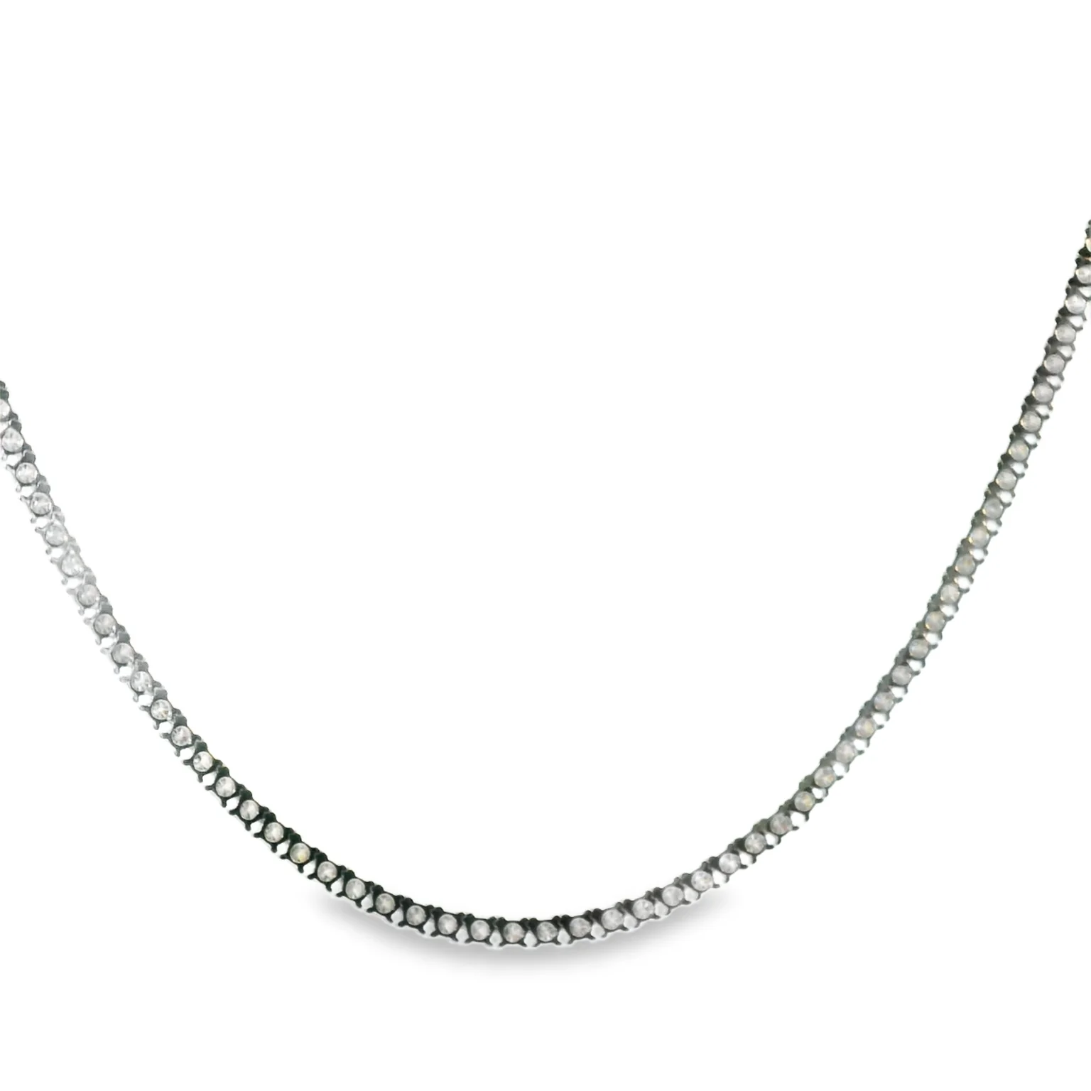 Lab Grown Diamond Tennis Necklace - Image 3
