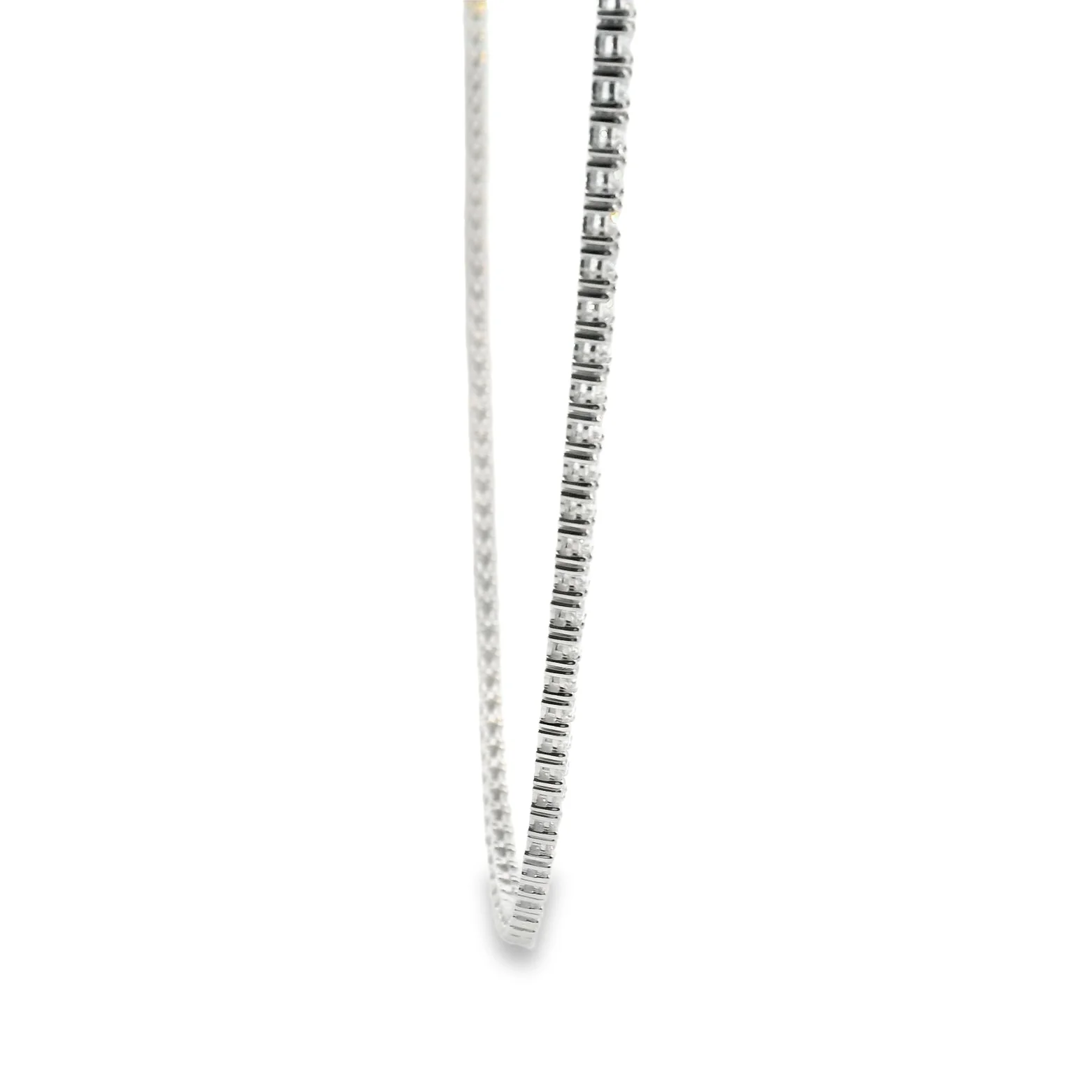 Lab Grown Diamond Tennis Necklace - Image 4